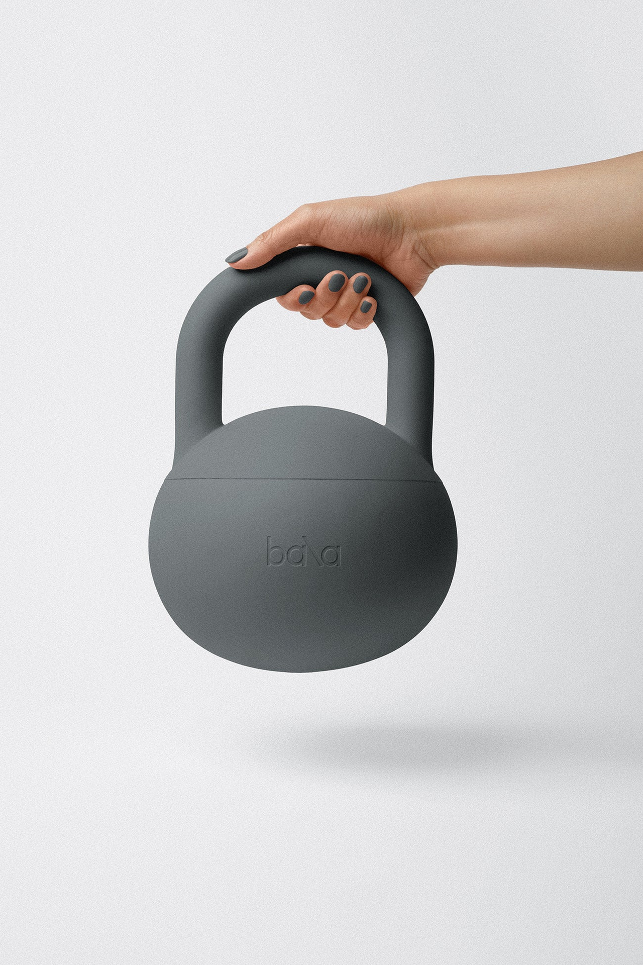 Bala Kettlebell Grå 10 lbs 4,5 kg