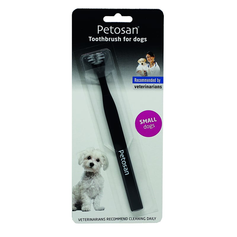 Petosan Dubbeltandborste Hund Liten 1 st