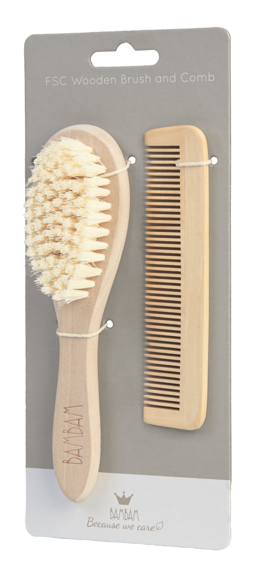 BAMBAM Kam Och Borste i Trä