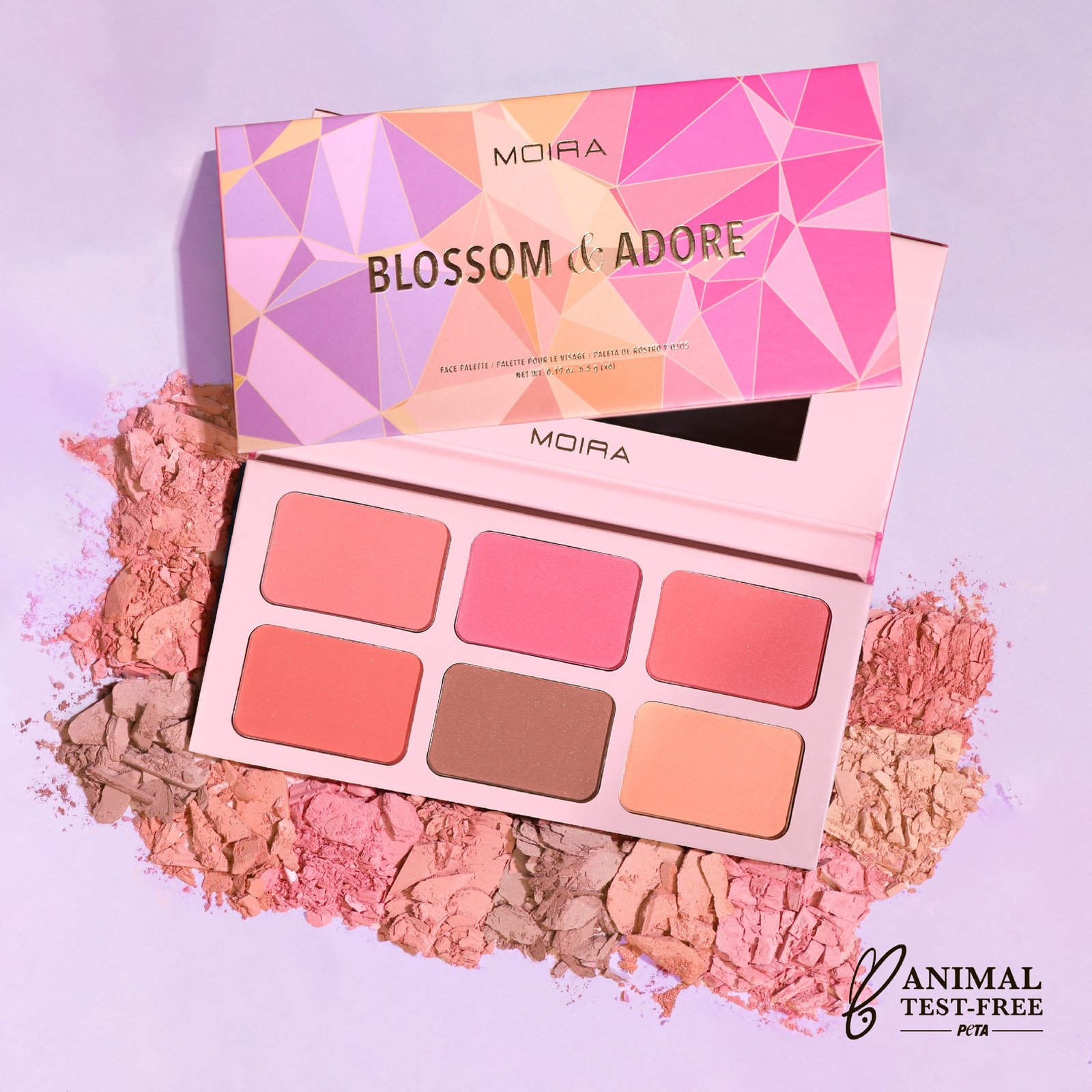 MOIRA Blossom & Adore Face Palette 33 g