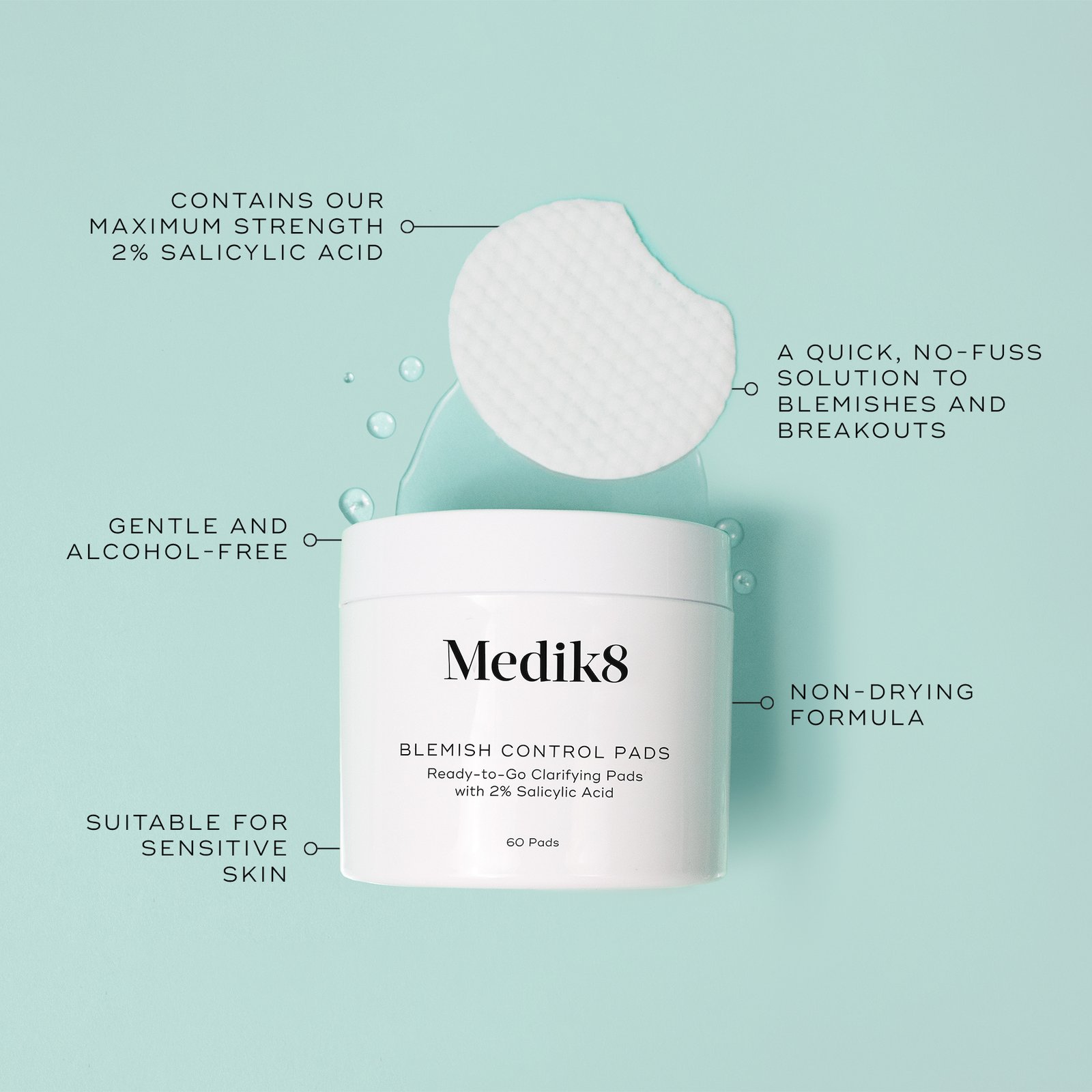 Medik8 Blemish Control Pads 60pads