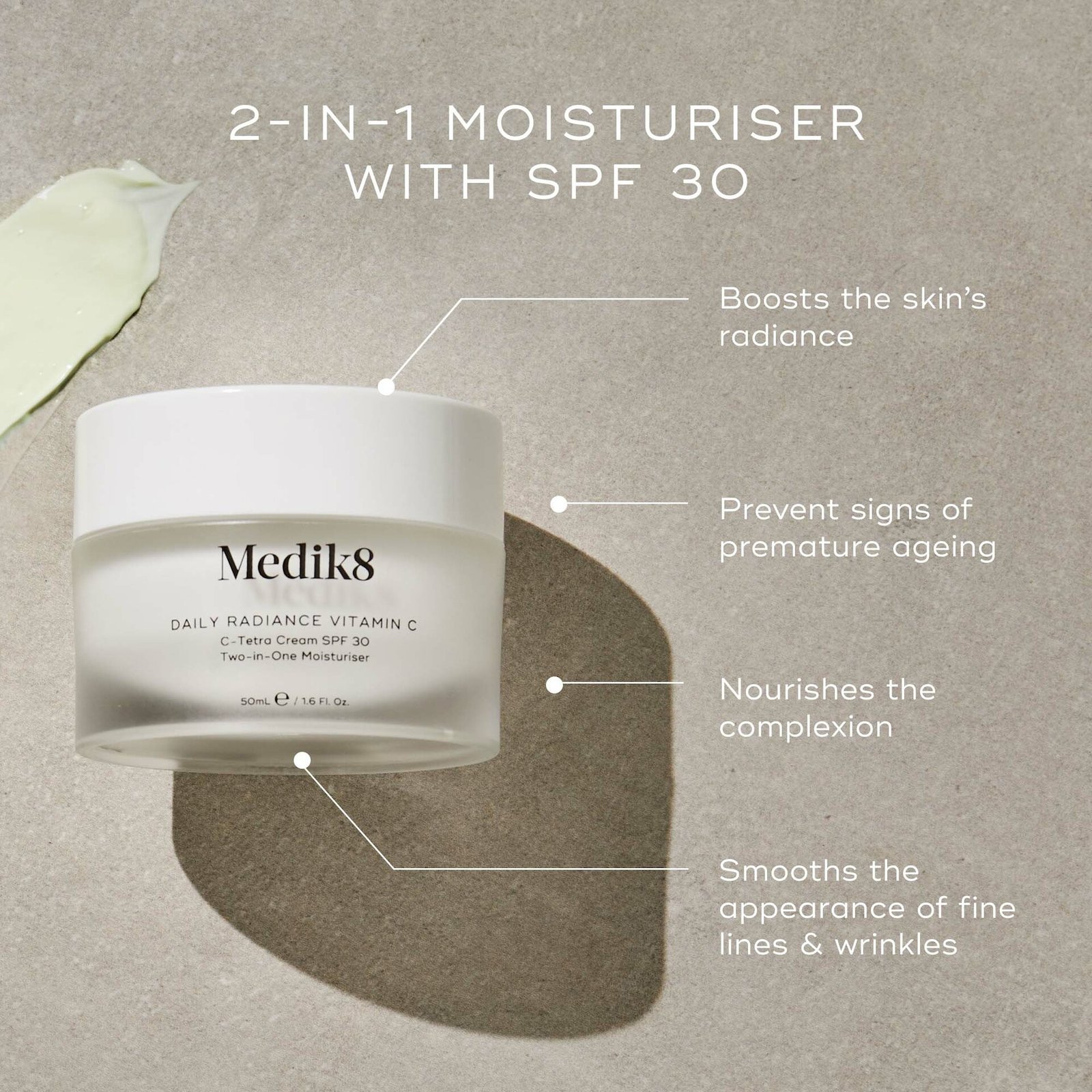 Medik8 Daily Radiance Vitamin C SPF30 50ml