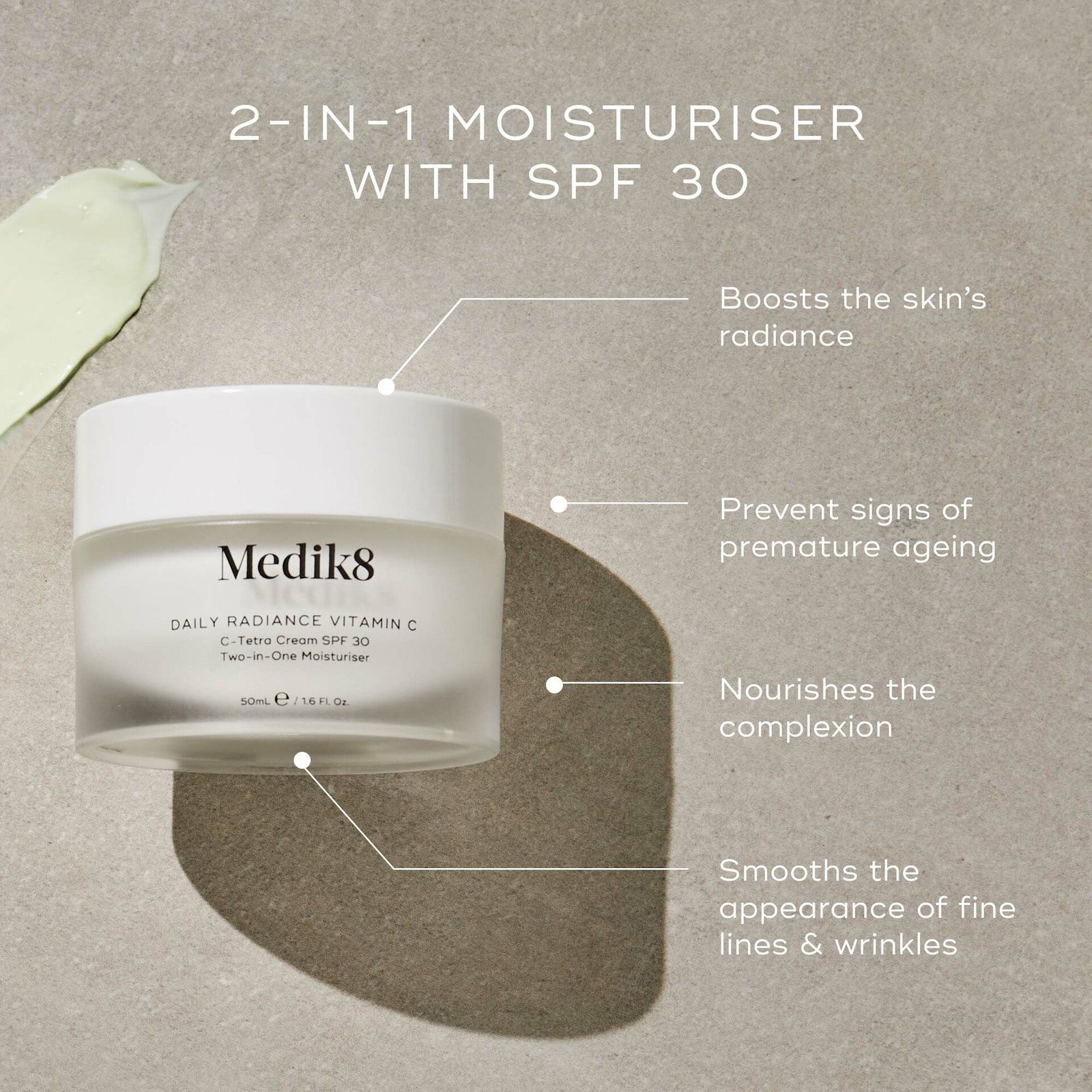 Medik8 Daily Radiance Vitamin C SPF30 50ml