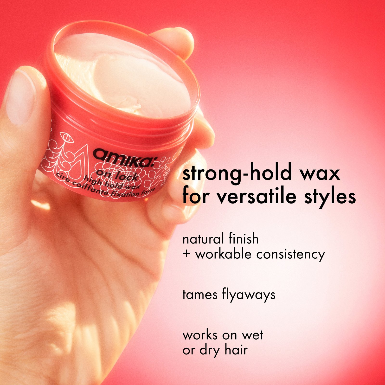 amika On Lock High Hold Wax 50 ml