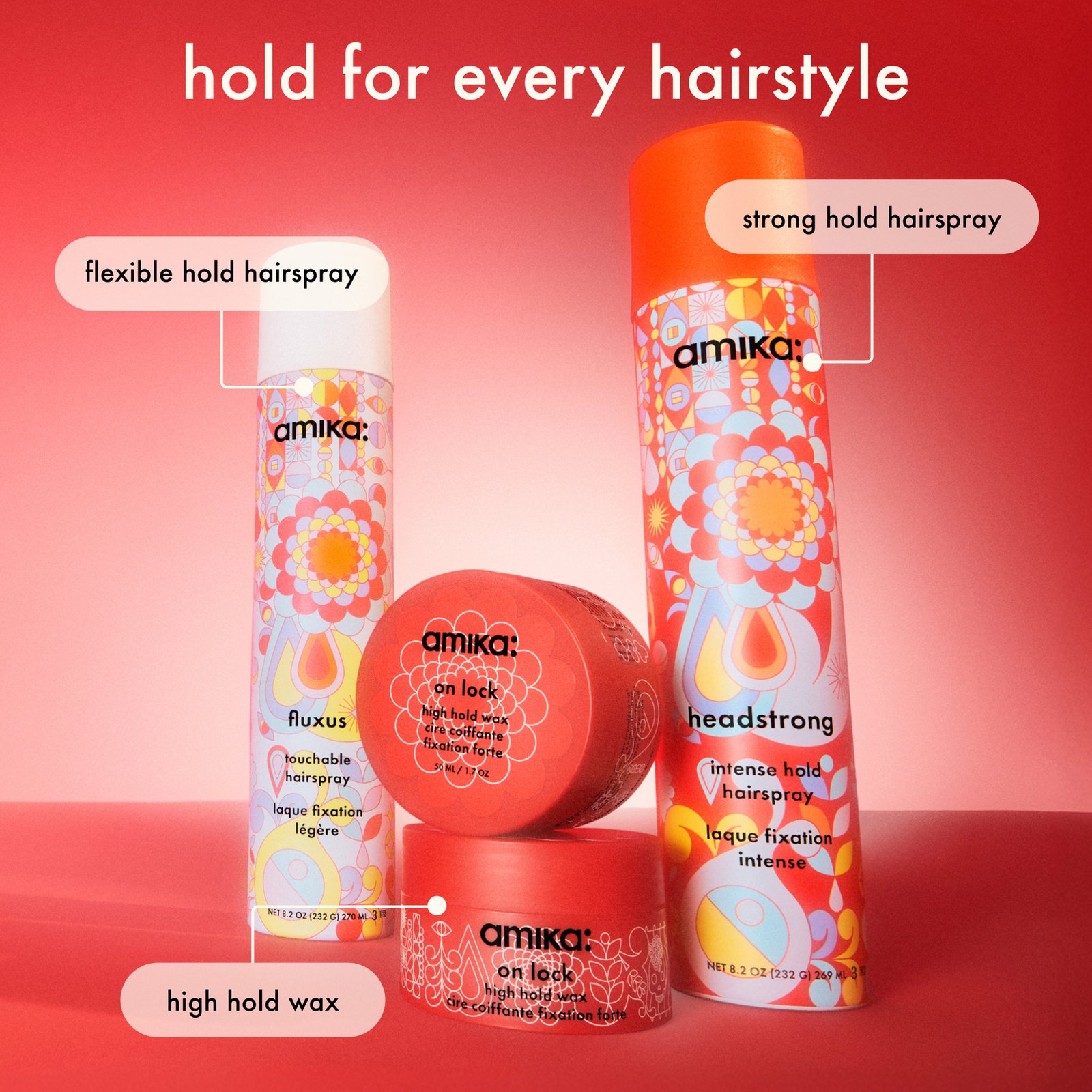 amika On Lock High Hold Wax 50 ml