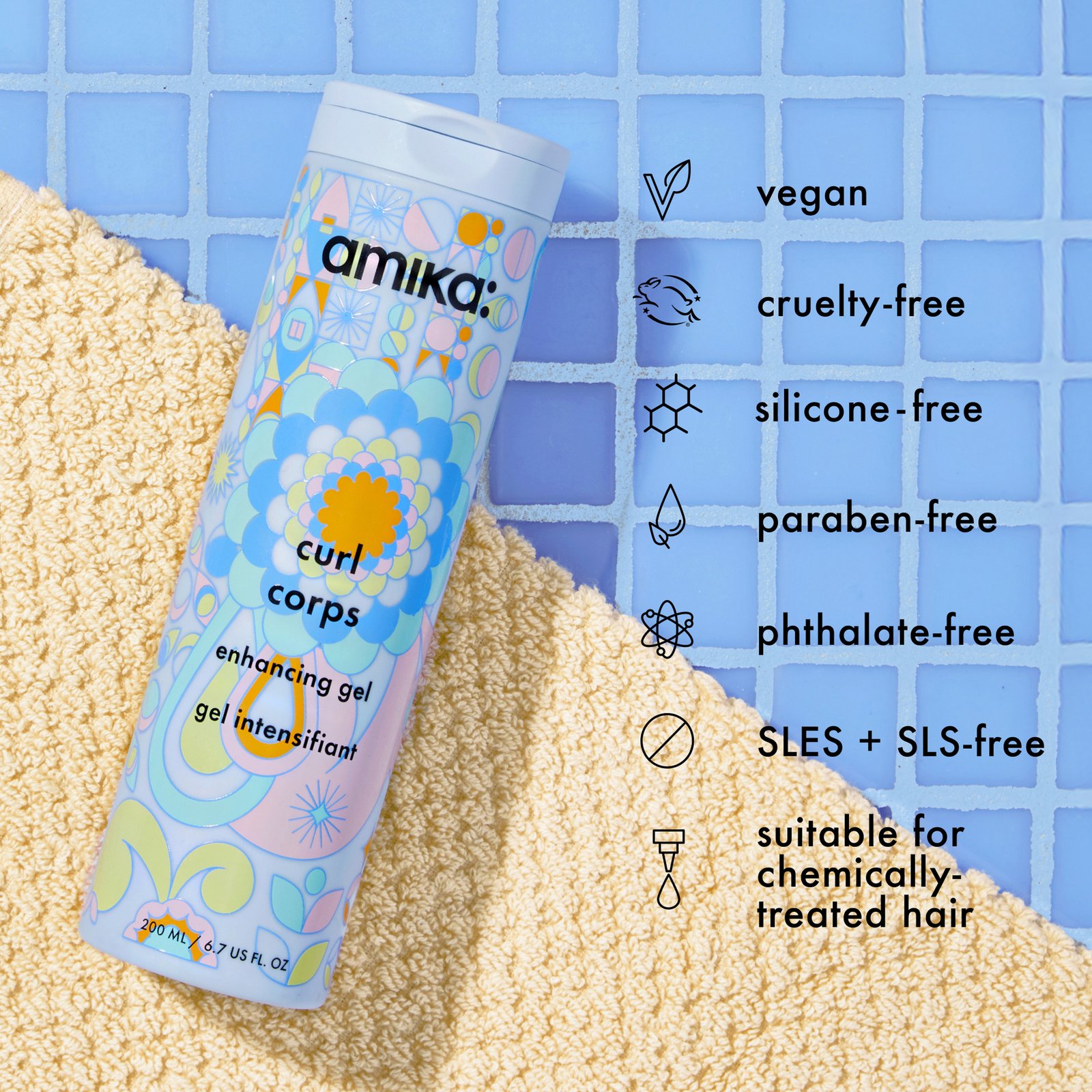 amika Curl Corps Enhancing Gel 200 ml