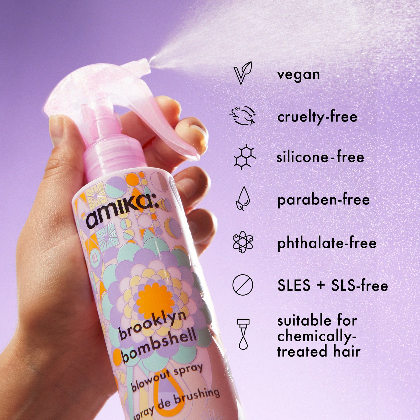 amika Brooklyn Bombshell Blowout Volume Spray 60 ml