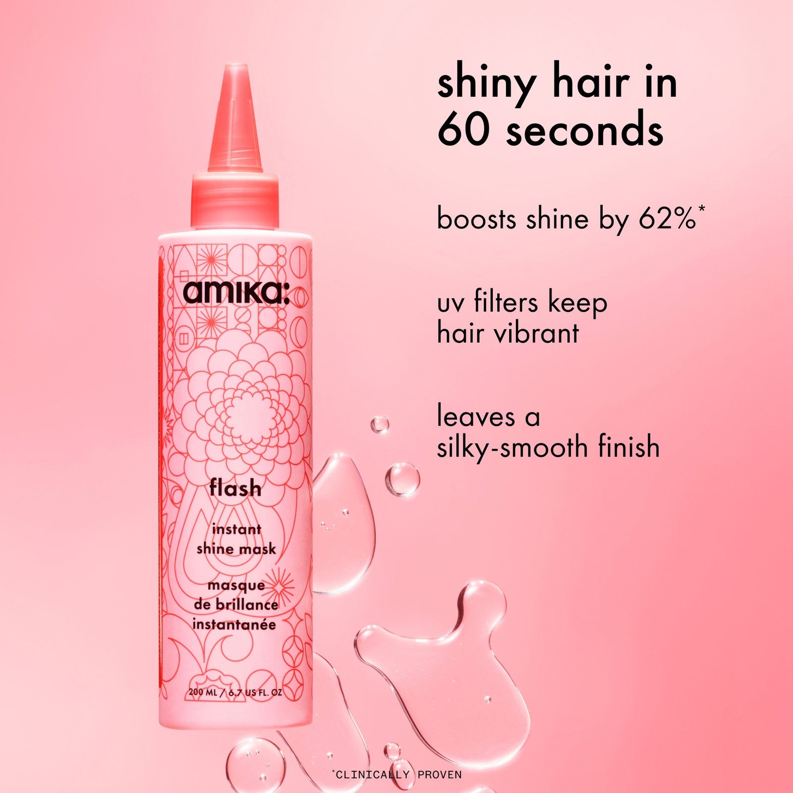amika Flash Instant Shine Mask 200 ml