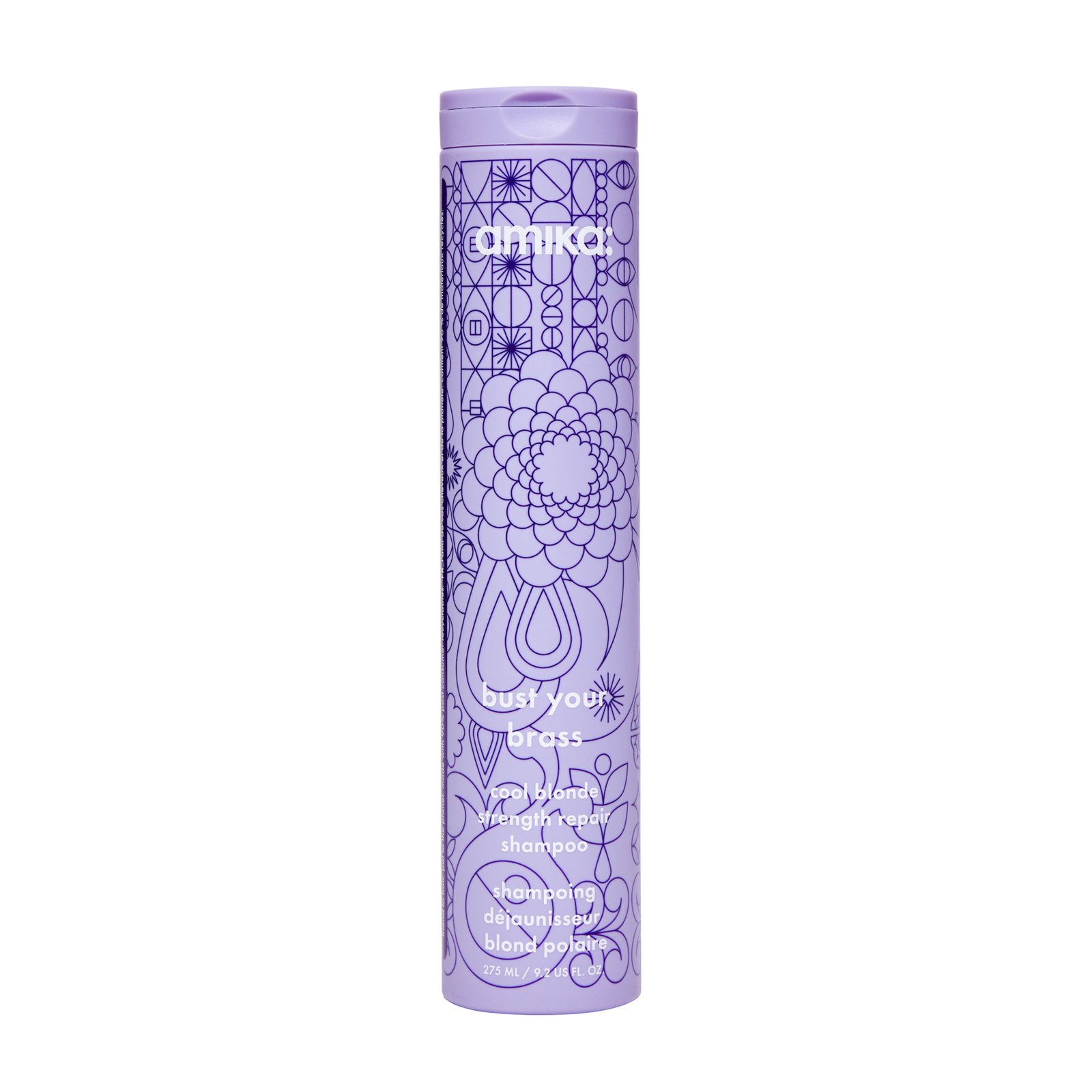 amika Bust Your Brass Cool Blonde Repair Shampoo 275 ml