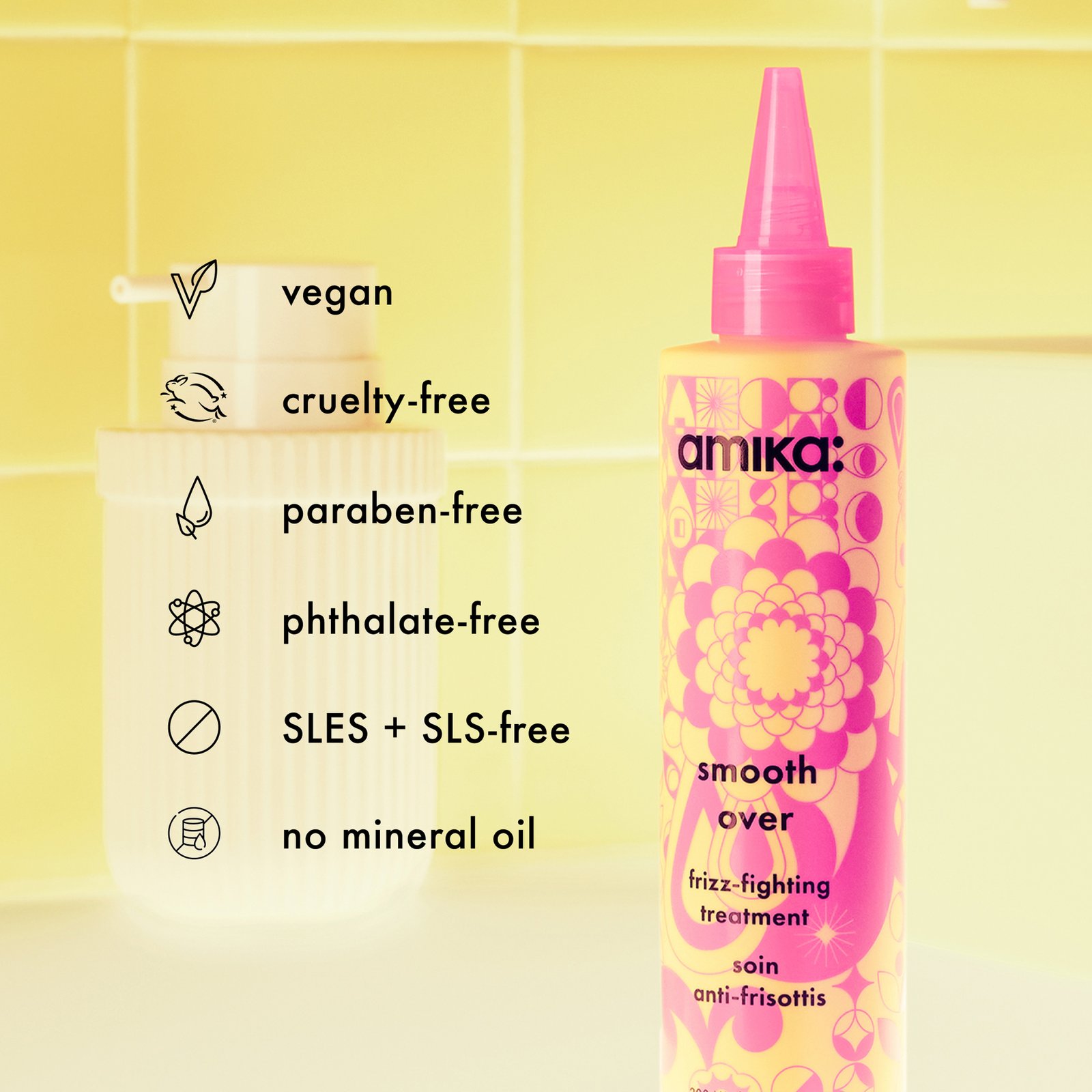 amika Smooth Over Frizz Fighting Treatment 200 ml