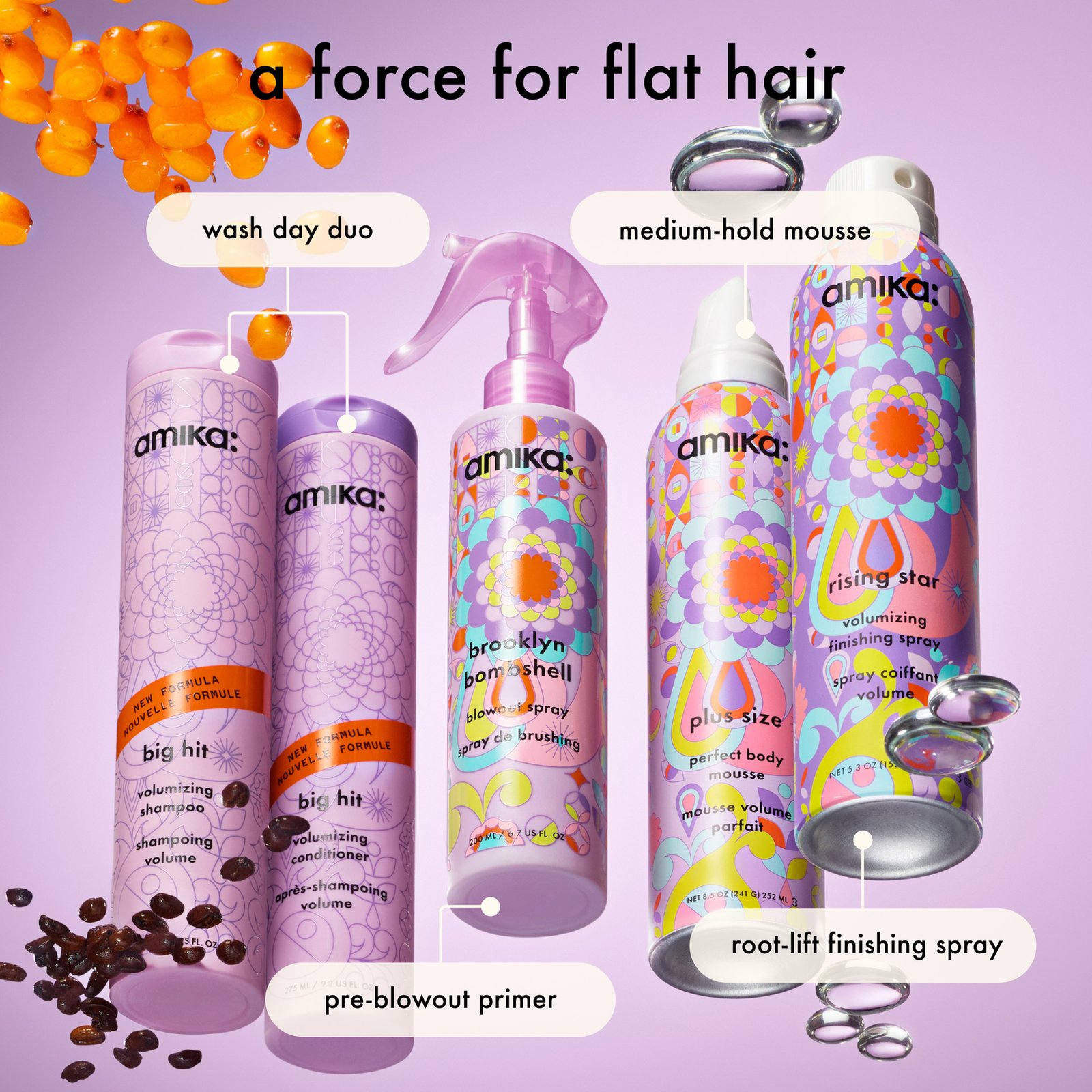 amika Big Hit Volumizing Conditioner 275 ml