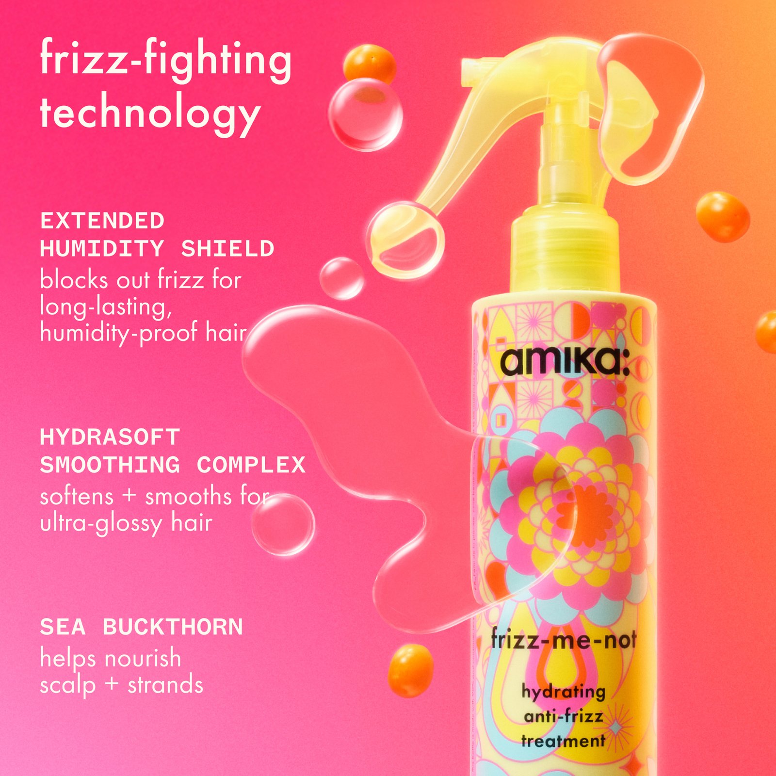 amika Frizz-Me-Not Hydrating Anti-Frizz Treatment 200 ml