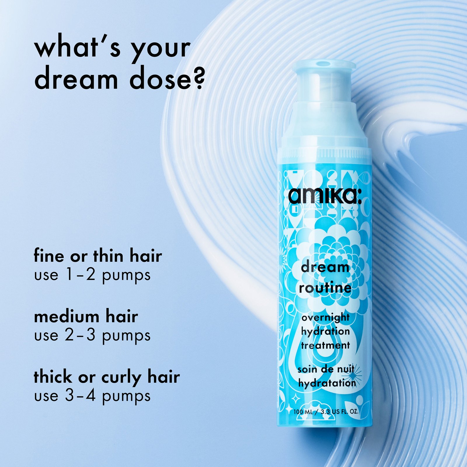 amika Dream Routine Overnight Hydration Mask 100 ml