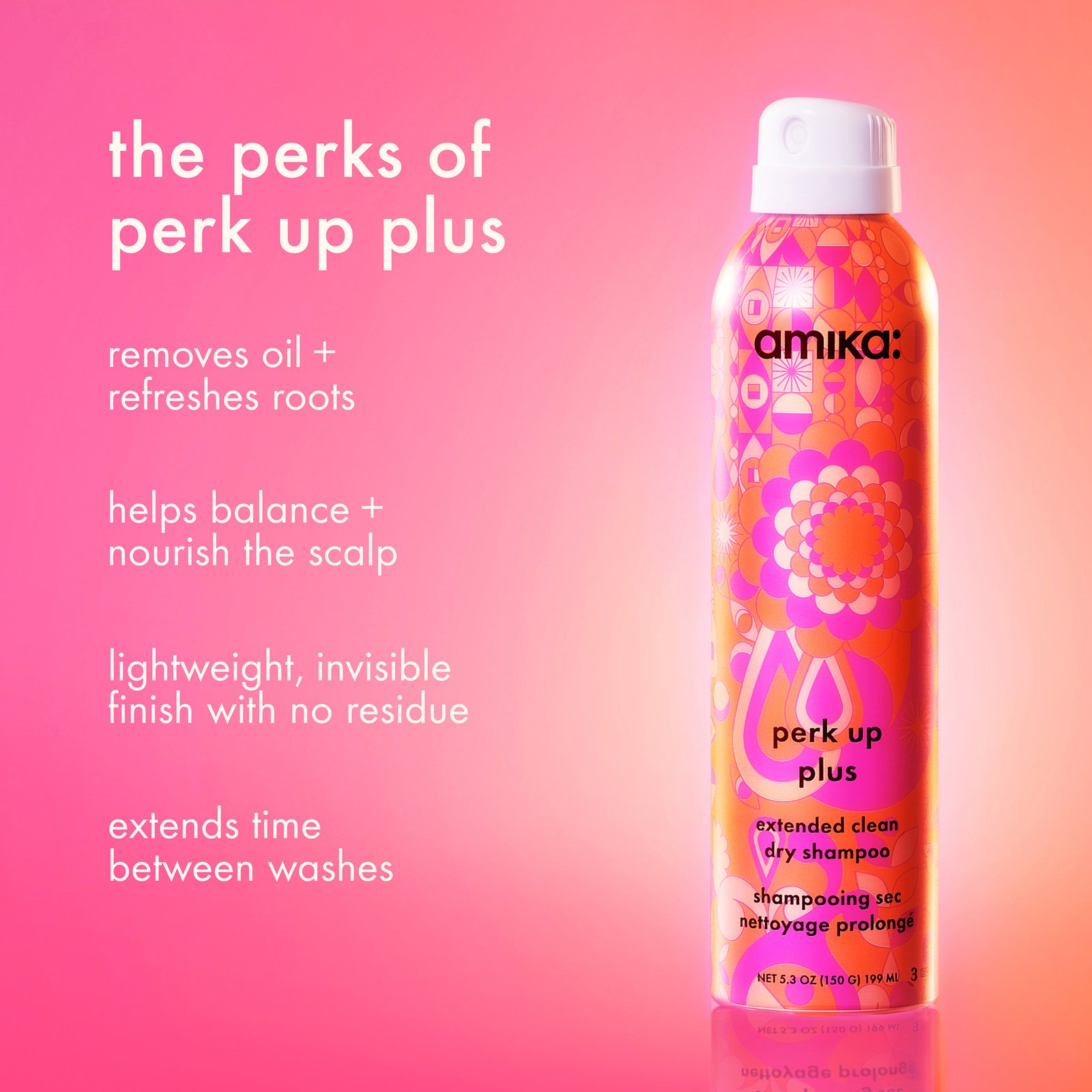 amika Perk Up Plus Extended Clean Dry Shampoo 94 ml