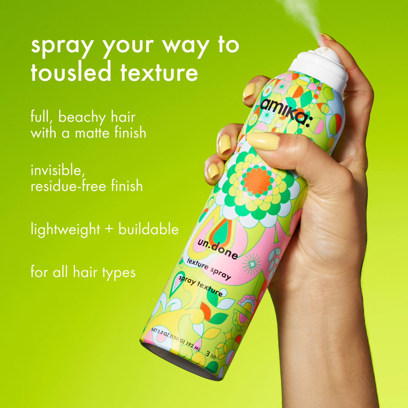 amika Un.Done Volume & Texture Spray 209 ml