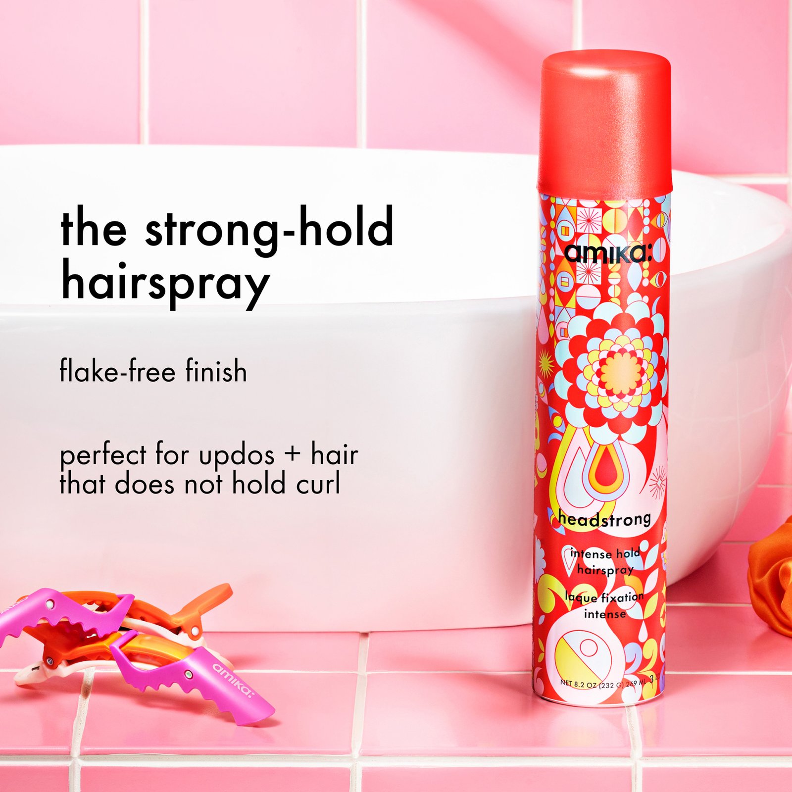 amika Headstrong Intense Hold Hairspray 248 ml