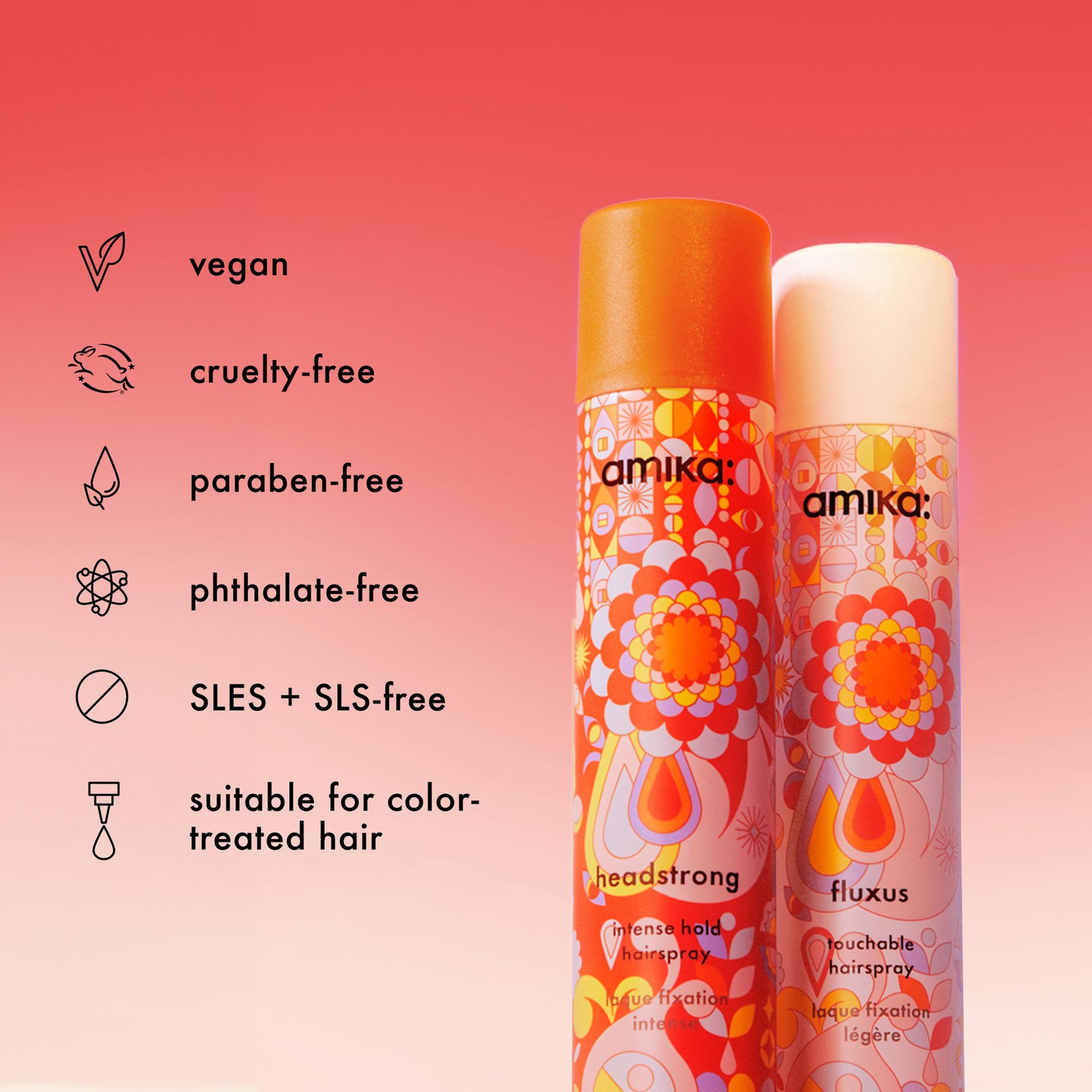 amika Headstrong Intense Hold Hairspray 248 ml
