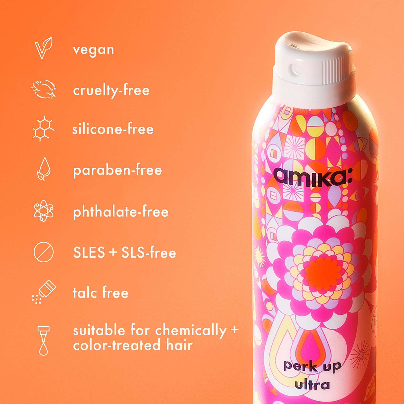 amika Perk Up Ultra Oil Control Dry Shampoo 245 ml