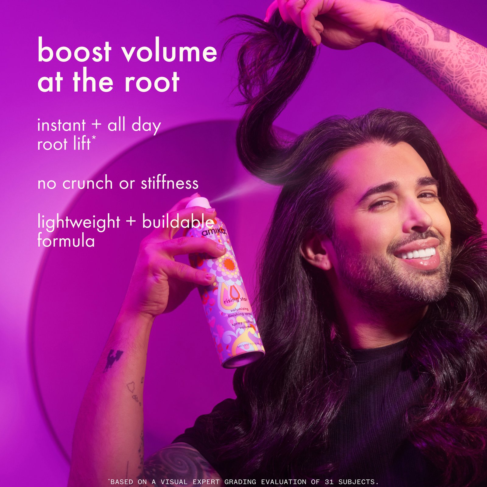 amika Rising Star Volumizing Finishing Spray 185 ml