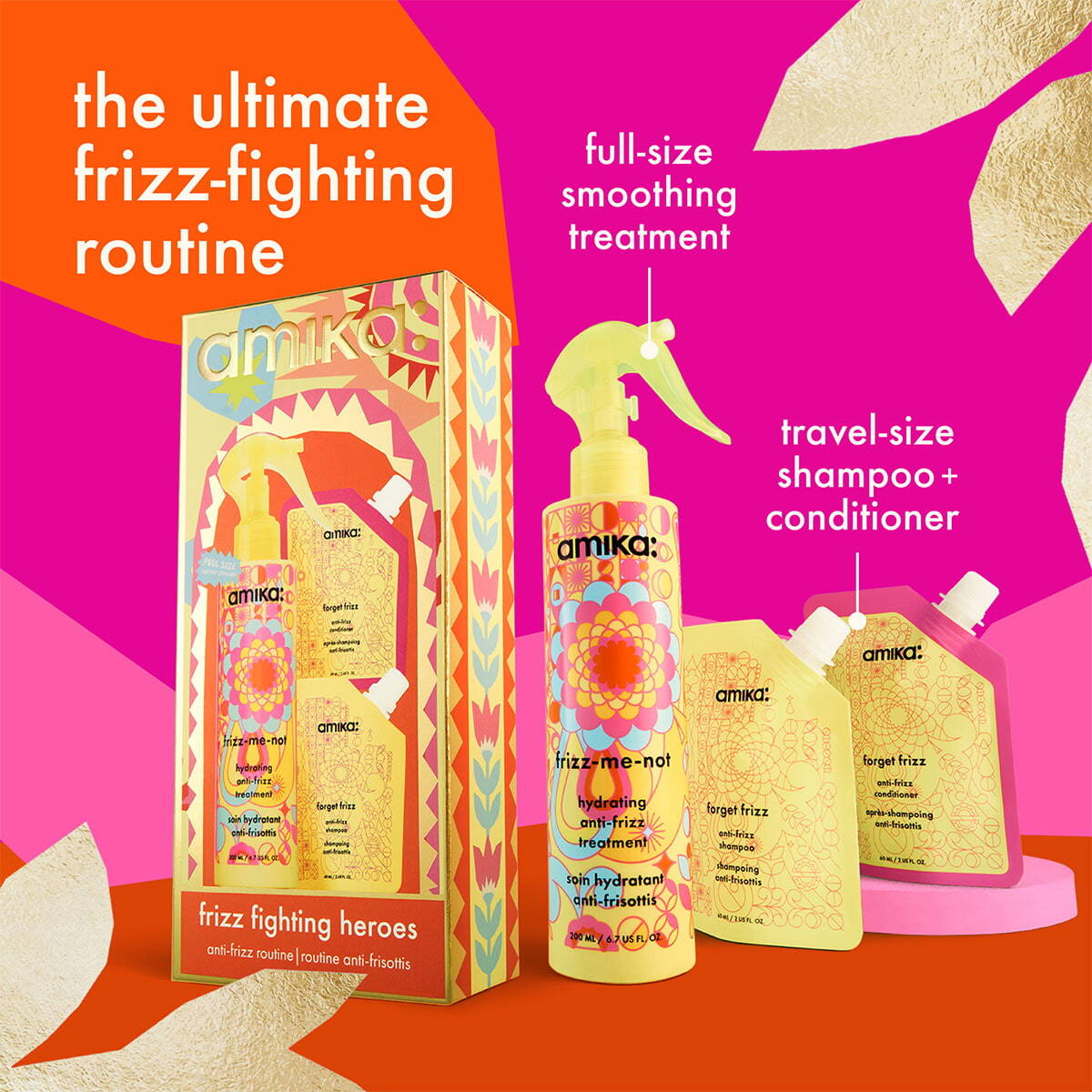 amika Frizz-Fighting Heroes Frizz Set
