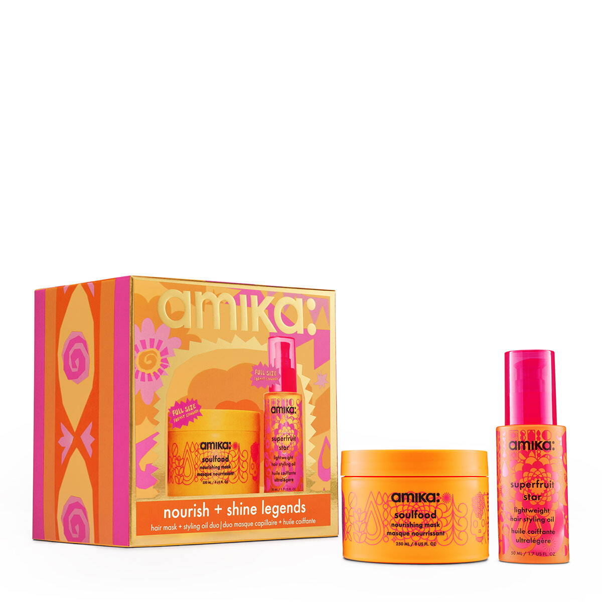 amika Nourish+Shine Legends Mask Set