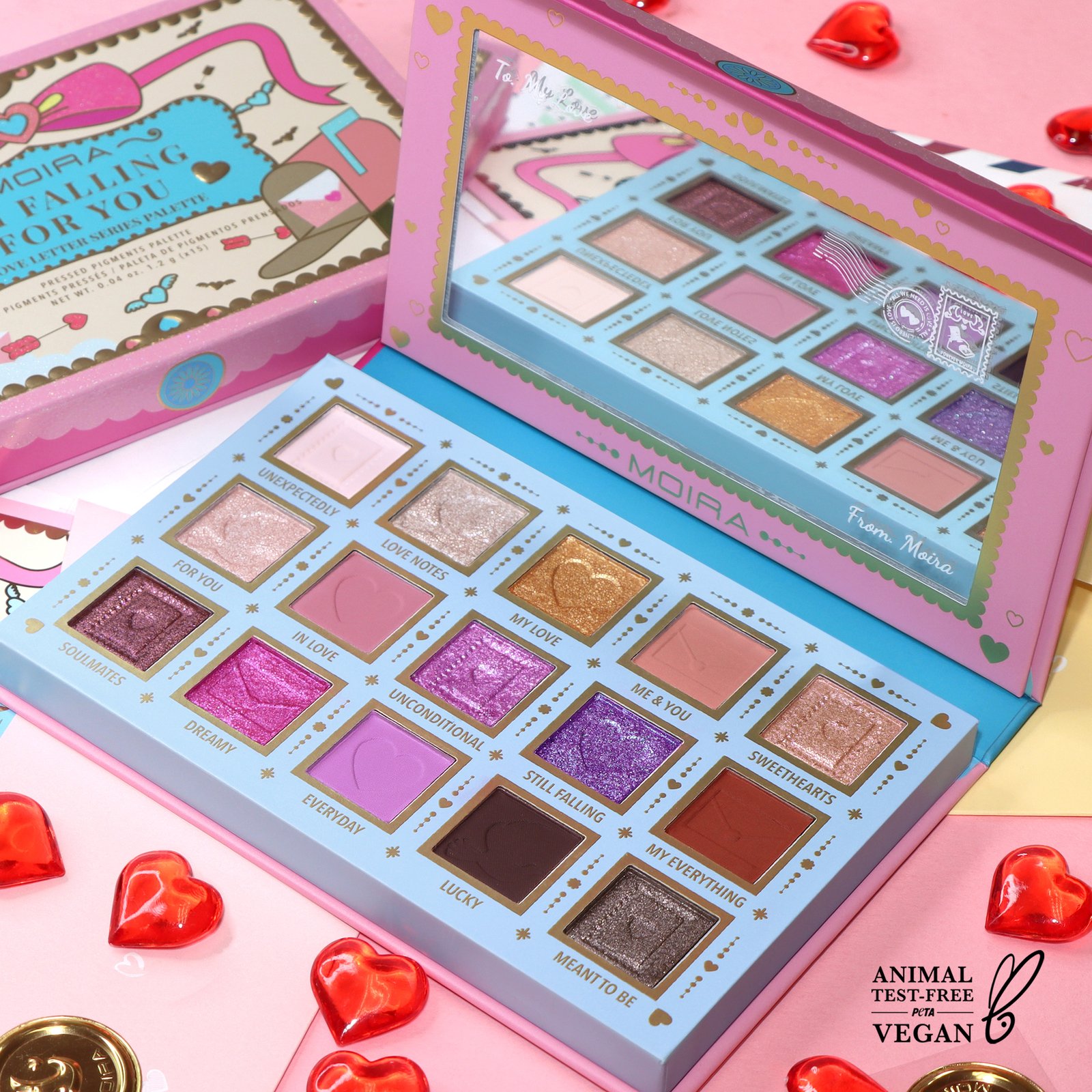 Moira I′m Falling For You Pressed Pigment Eyeshadow Palette
