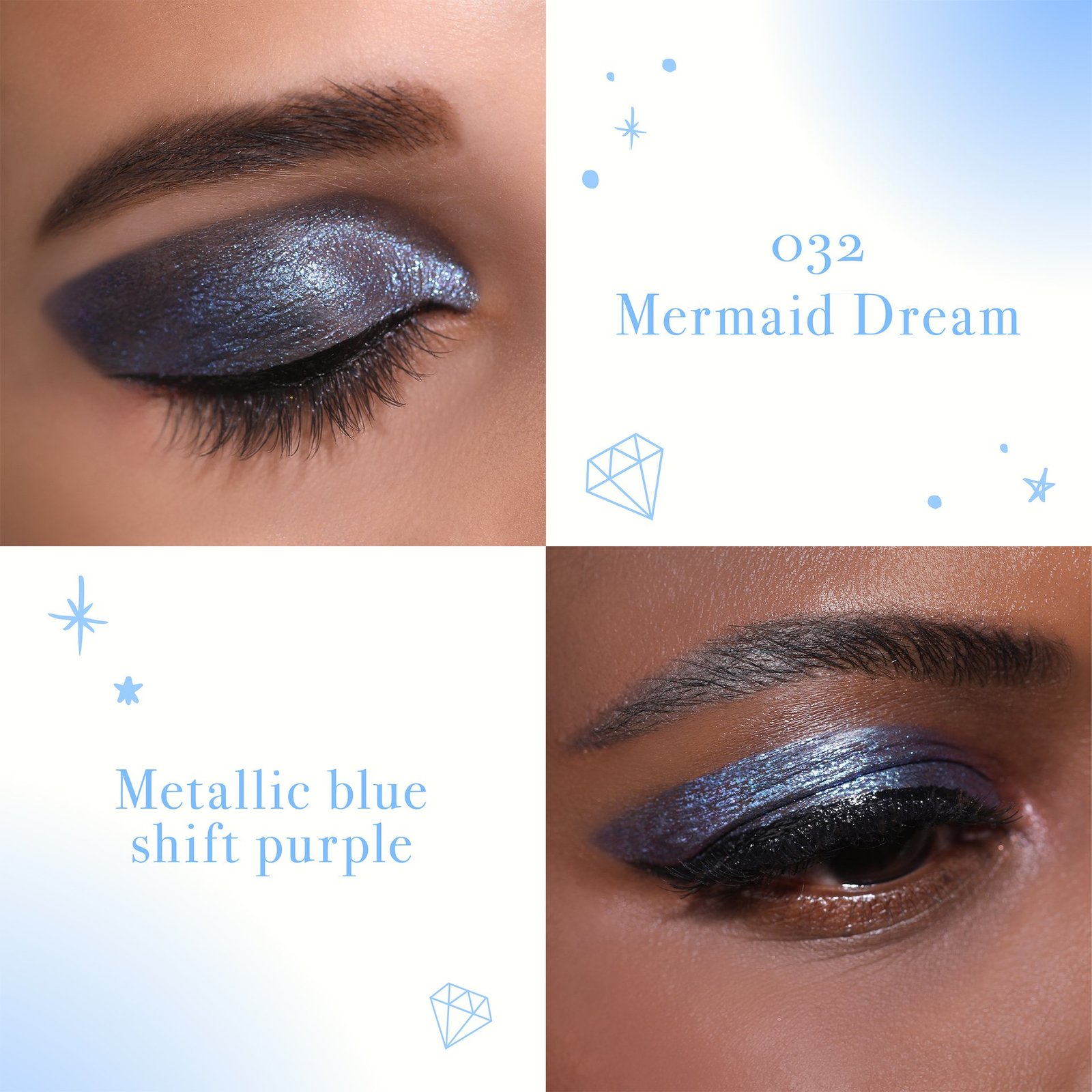 Moira Diamond Daze Liquid Shadow 032 Mermaid Dream