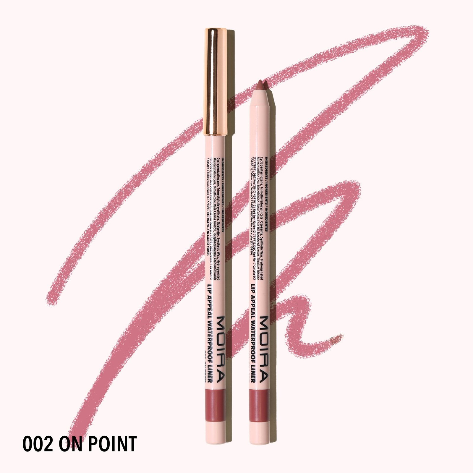 Moira Lip Appeal Waterproof Liner 002 On Point