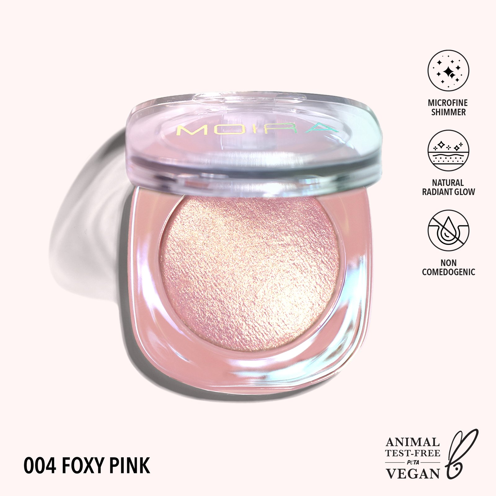 Moira Dreamlight Highlighter 004 Foxy Pink