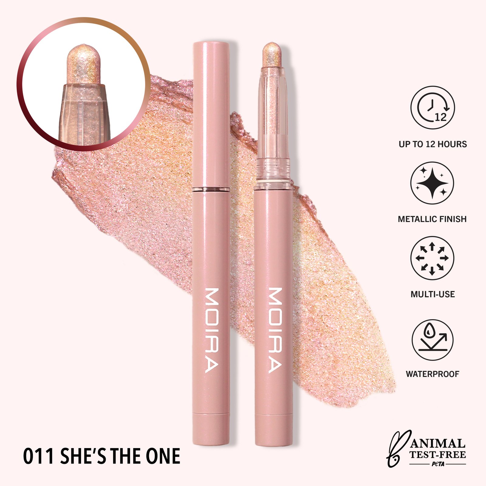 MOIRA Stellar Glaze Stick Shadow 011 She´s The One 0,85 g