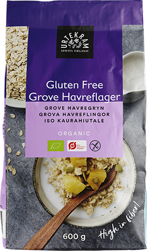 Urtekram Food Grova Havreflingor 600g