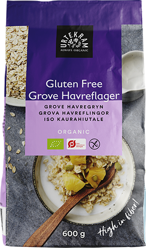 Urtekram Food Grova Havreflingor 600g