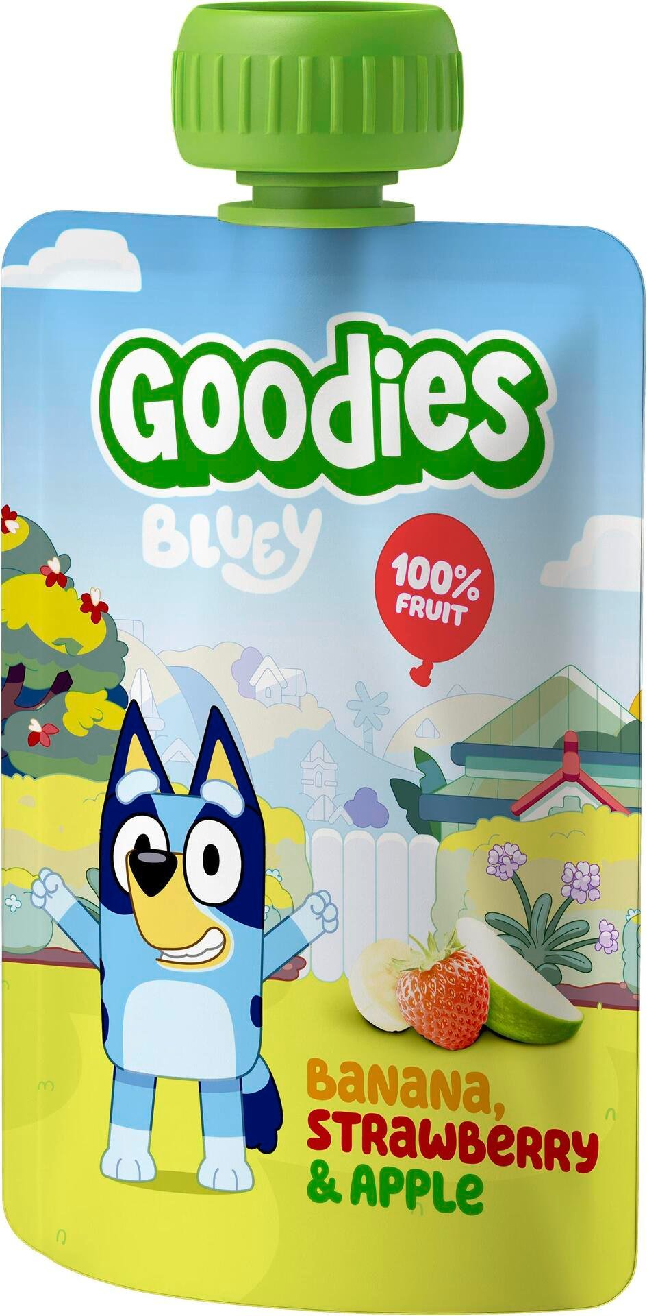 Goodies Bluey Klämmis Banan Jordgubb Äpple 3 år 100 g