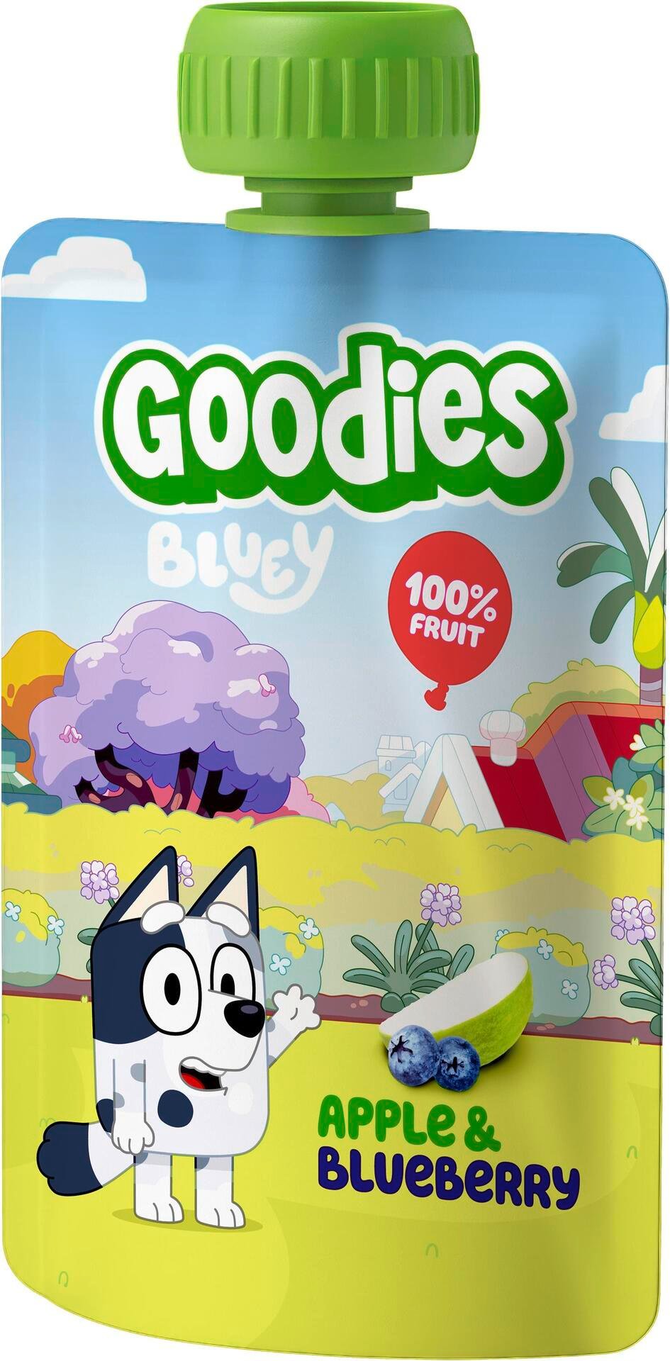 Goodies Bluey Klämmis Äpple och Blåbär 3 år 100 g