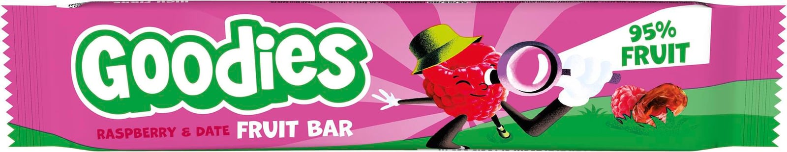 Goodies Fruitbar Hallon Date 3 år 20 g