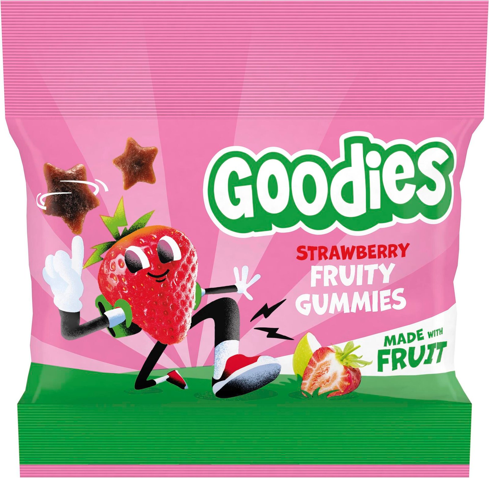 Goodies Fruity Gummies Jordgubb 3 år 17 g