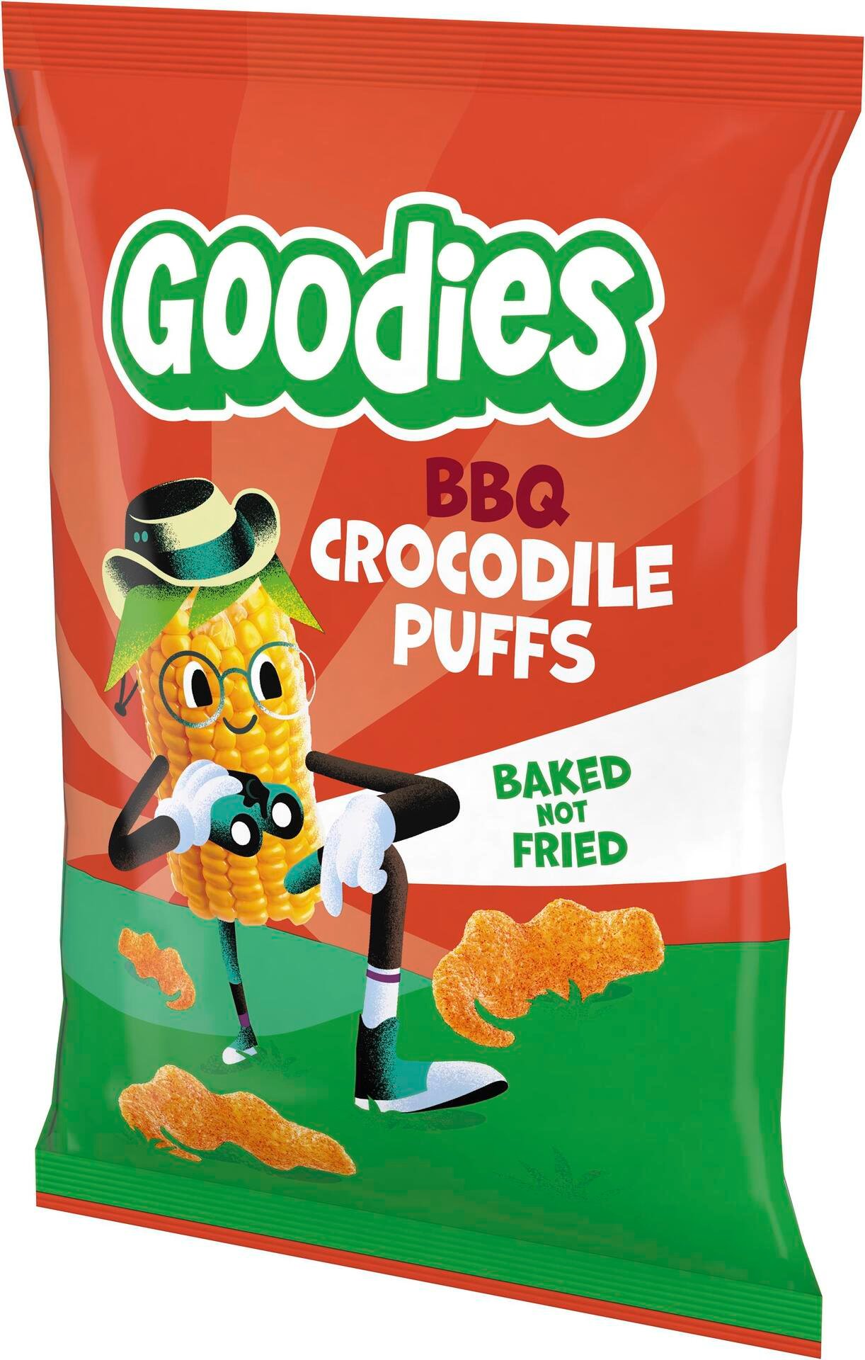Goodies Crocodile Puffs BBQ 3 år 30 g