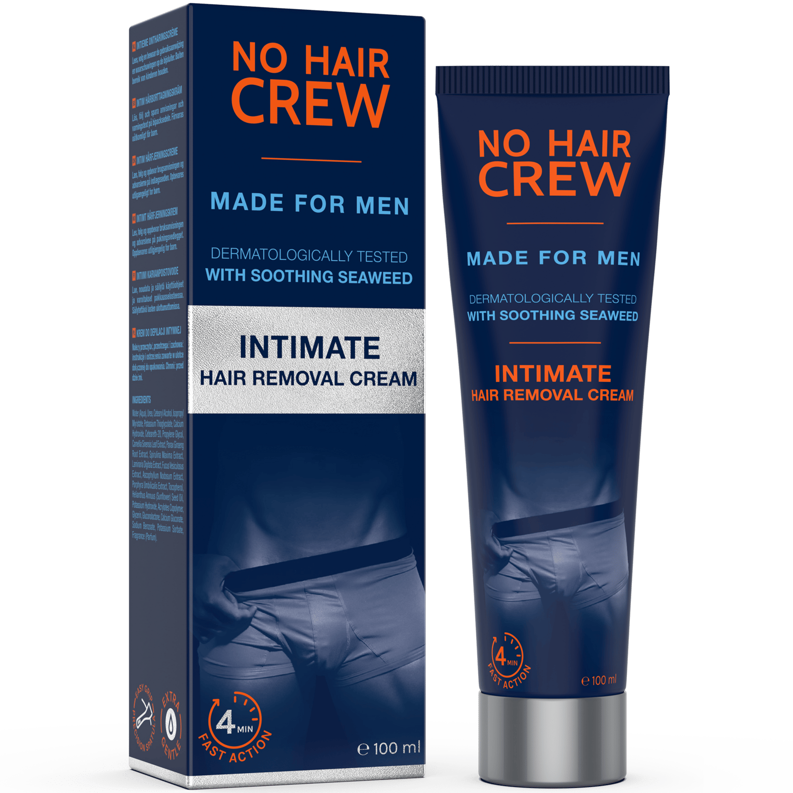No Hair Crew Intimate Hair Removal Cream 100ml