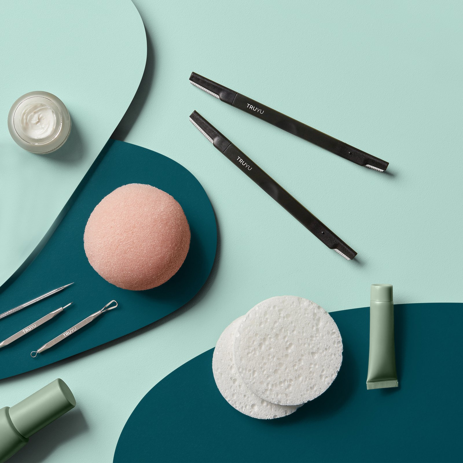 Truyu Ansiktssvampar Facial Cleansing Sponges