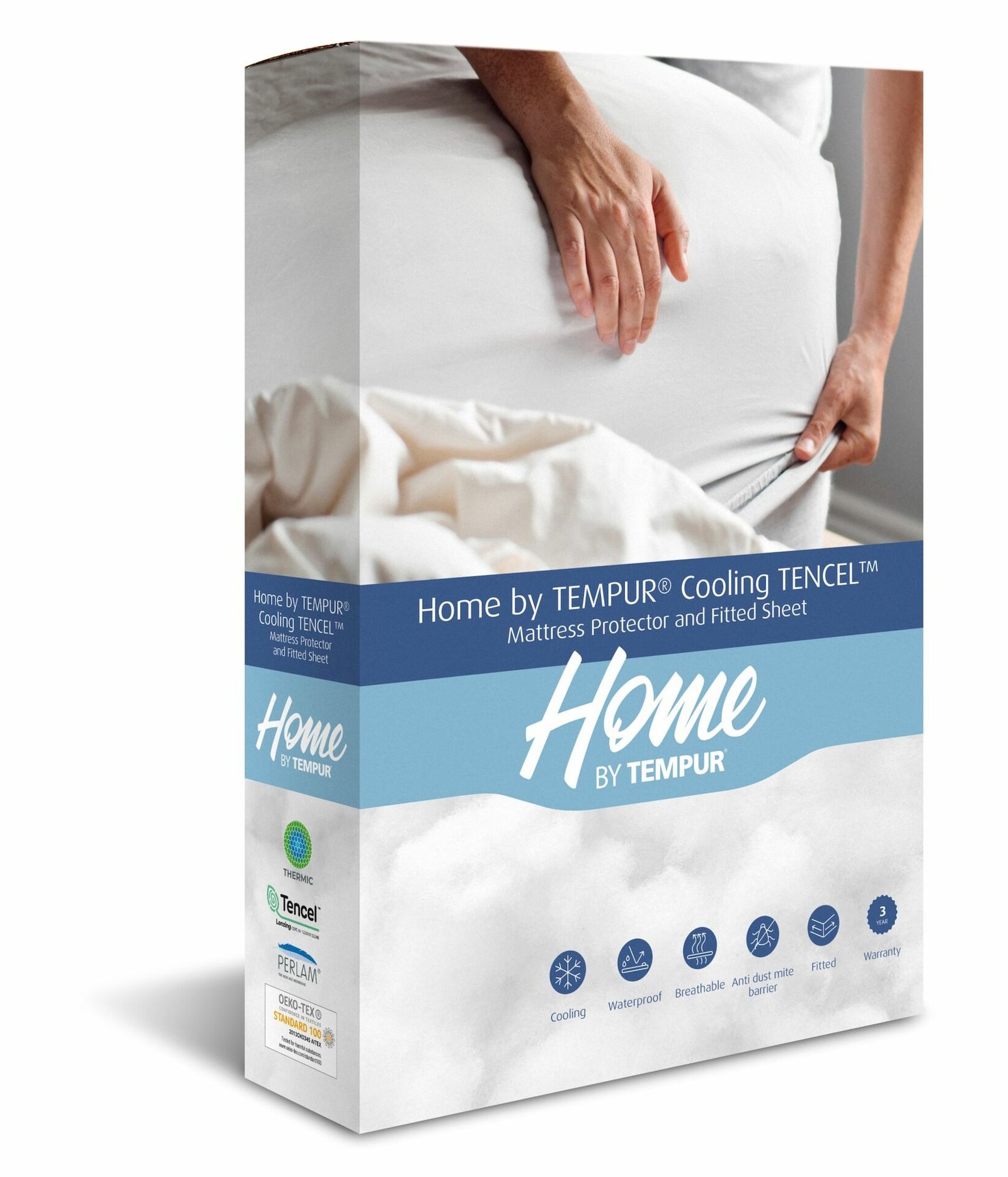 TEMPUR Bäddmadrasskydd Termoreglerande 160 x 200