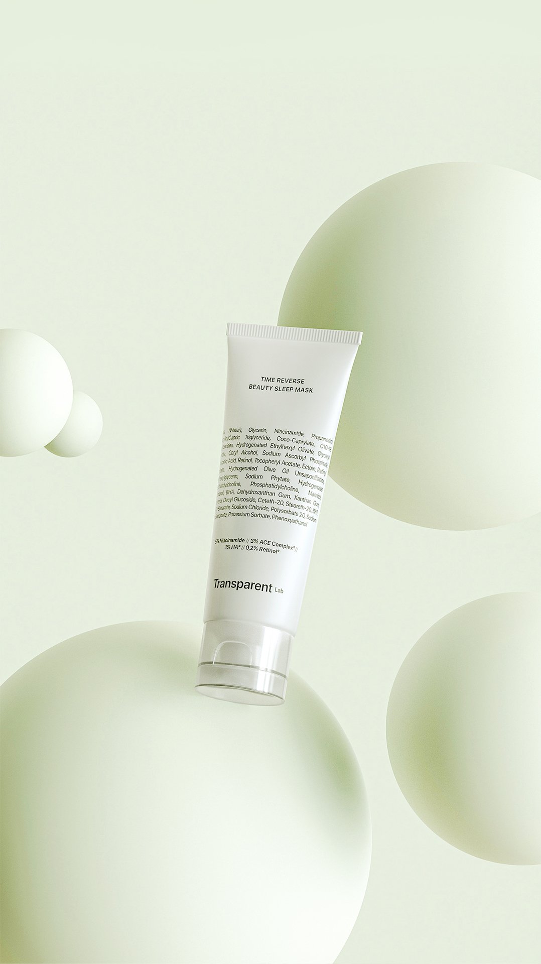 Niche Beauty Lab Transparent Time Reserve Beauty Sleep Mask 75 ml