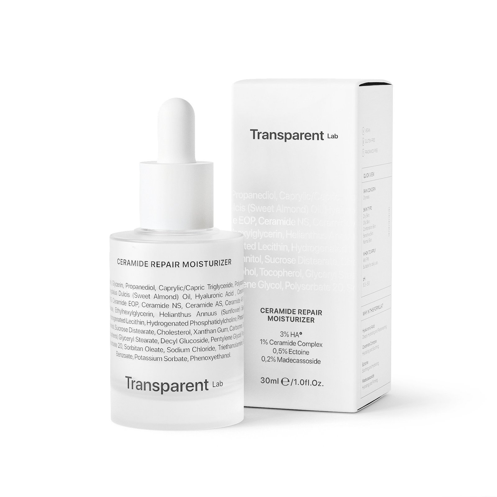 Niche Beauty Lab Transparent Lab Ceramide Repair Moisturizer 30 ml