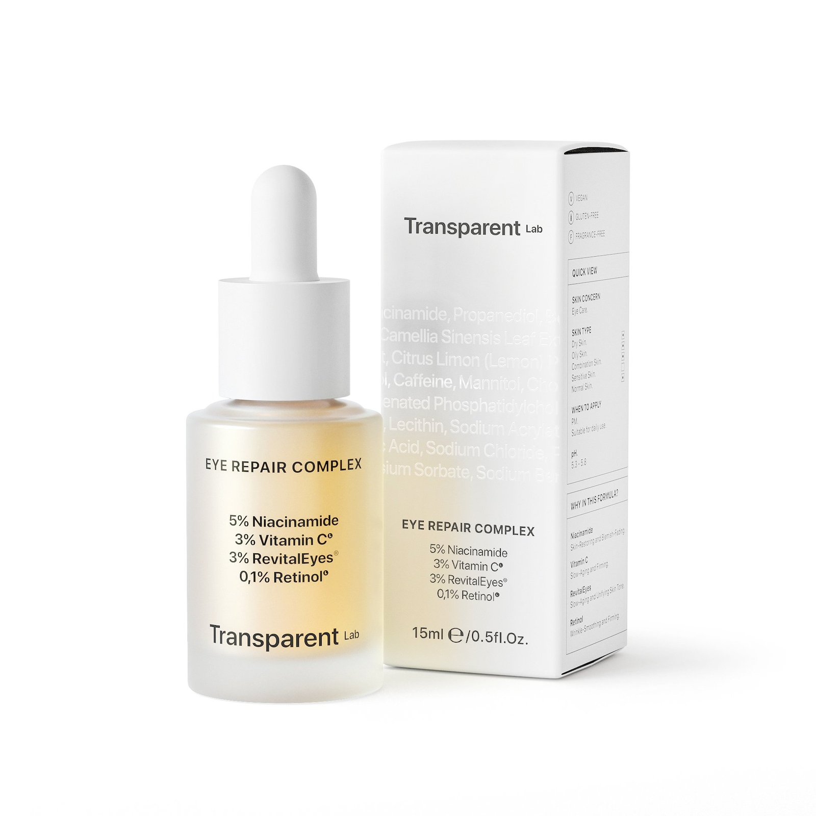 Niche Beauty Lab Transparent Lab Eye Repair Complex 15 ml