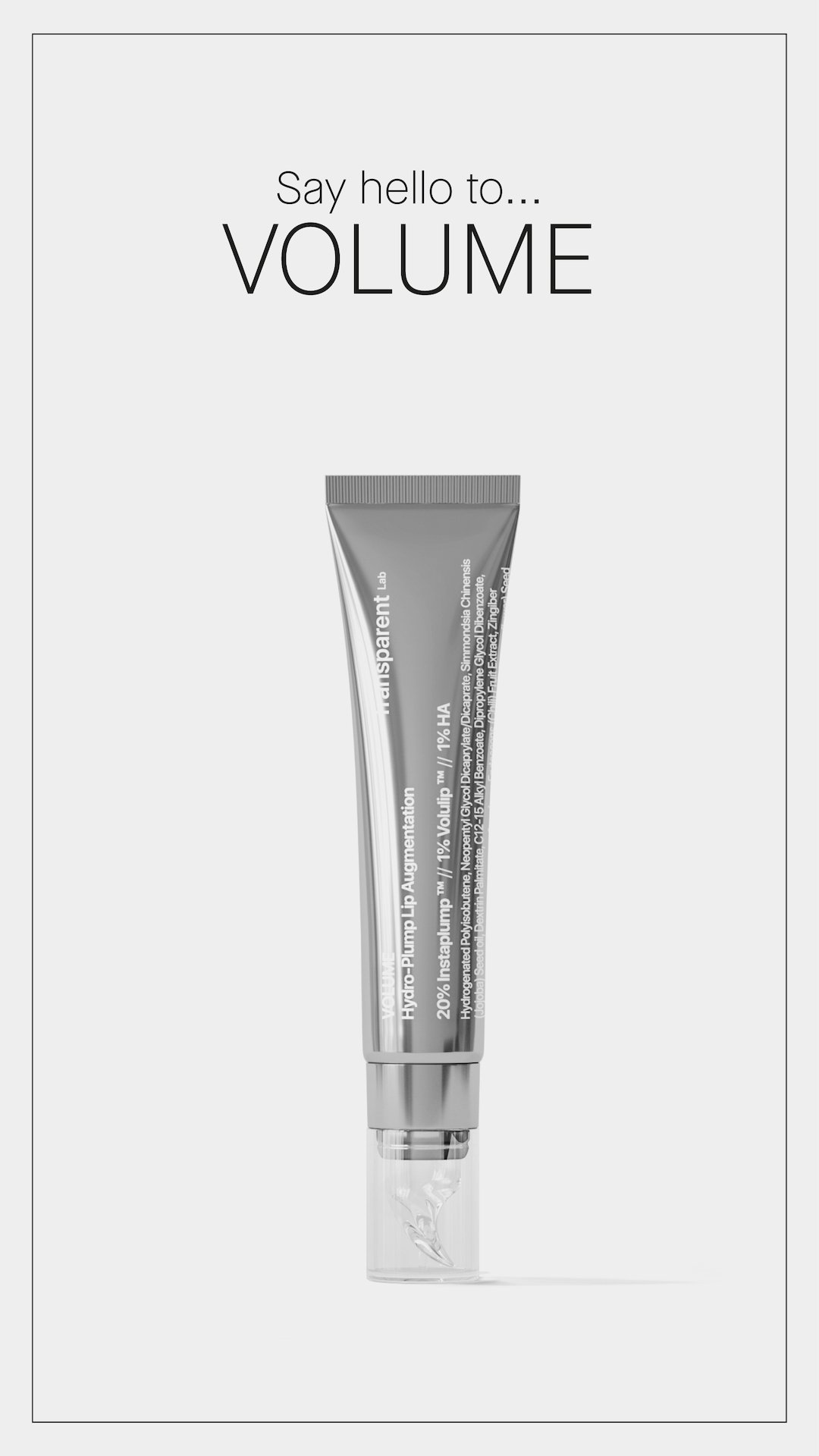 Niche Beauty Lab Transparent Lab Volume Hydrating Lip-Plumping Treatment 15 ml