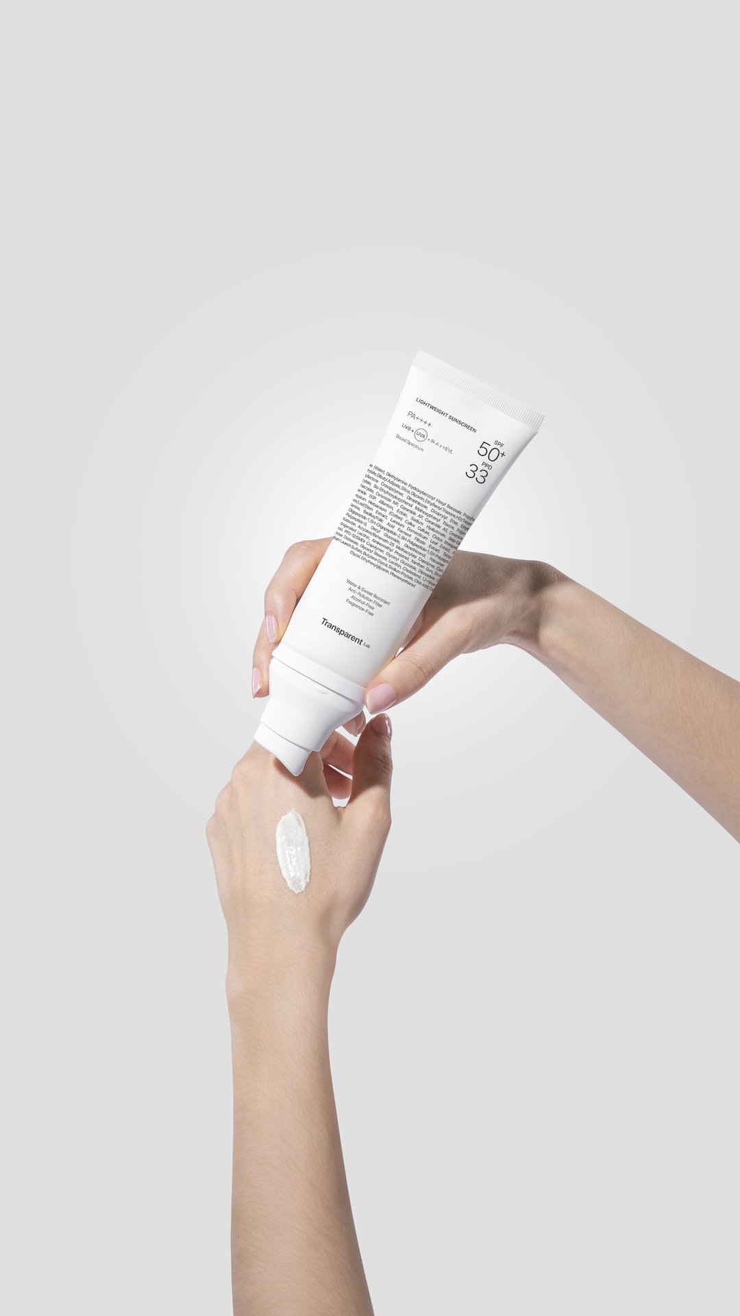 Niche Beauty Lab Transparent Lab Lightweight SPF 50+ Sunscreen 100 ml