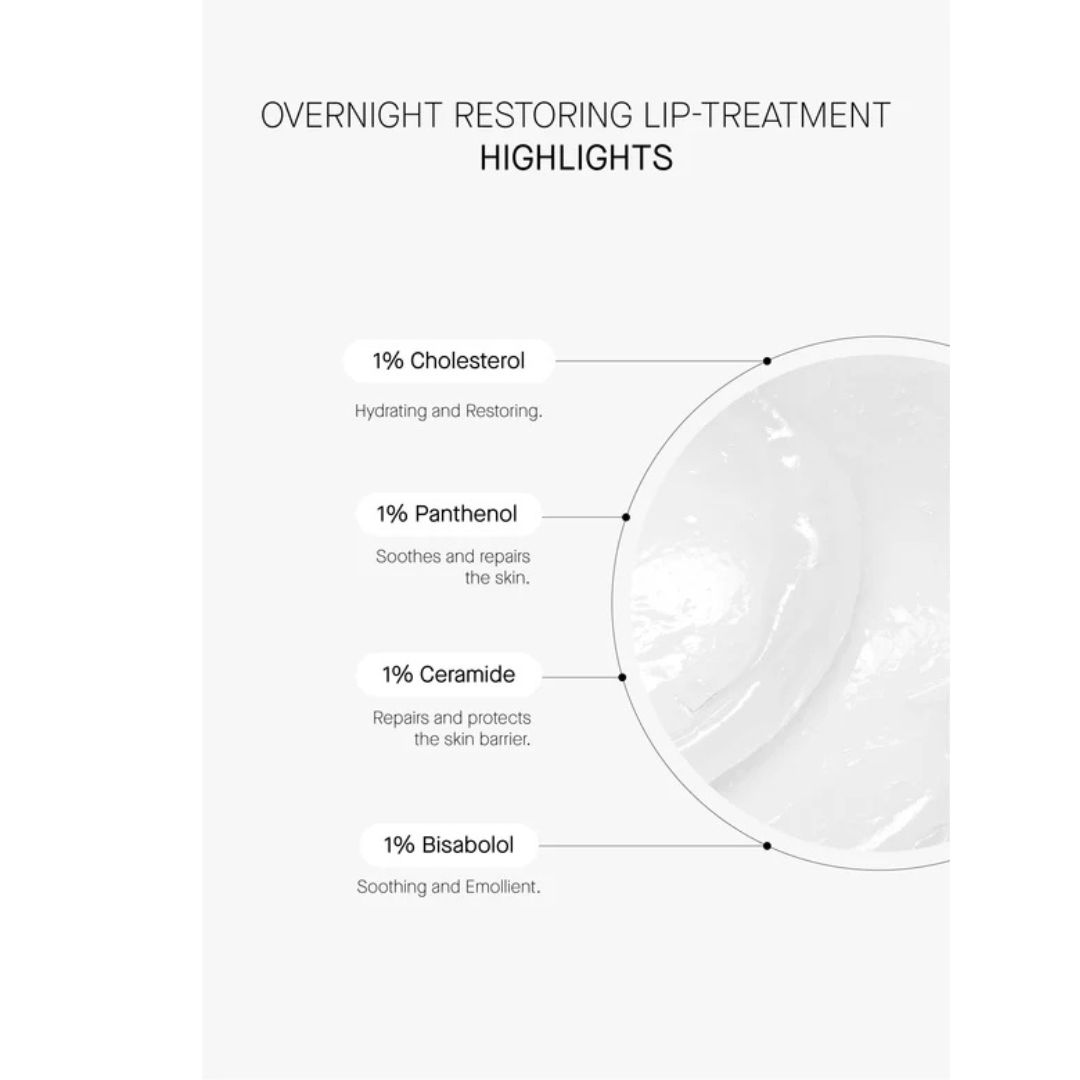 Niche Beauty Lab Transparent Lab OVERNIGHT RESTORING LIP-TREATMENT 15 ml