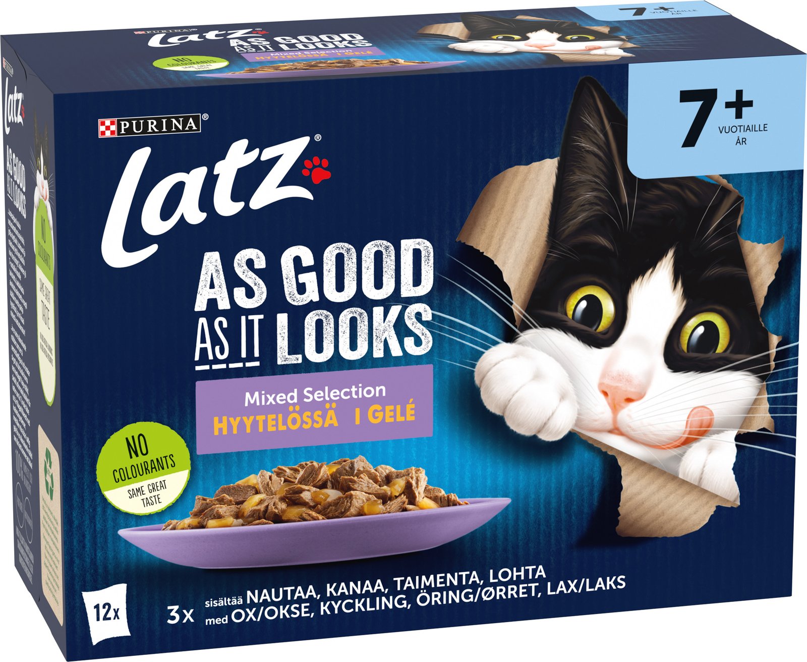 Latz Mixed Selection Kyckling, Öring & Lax 12-pack