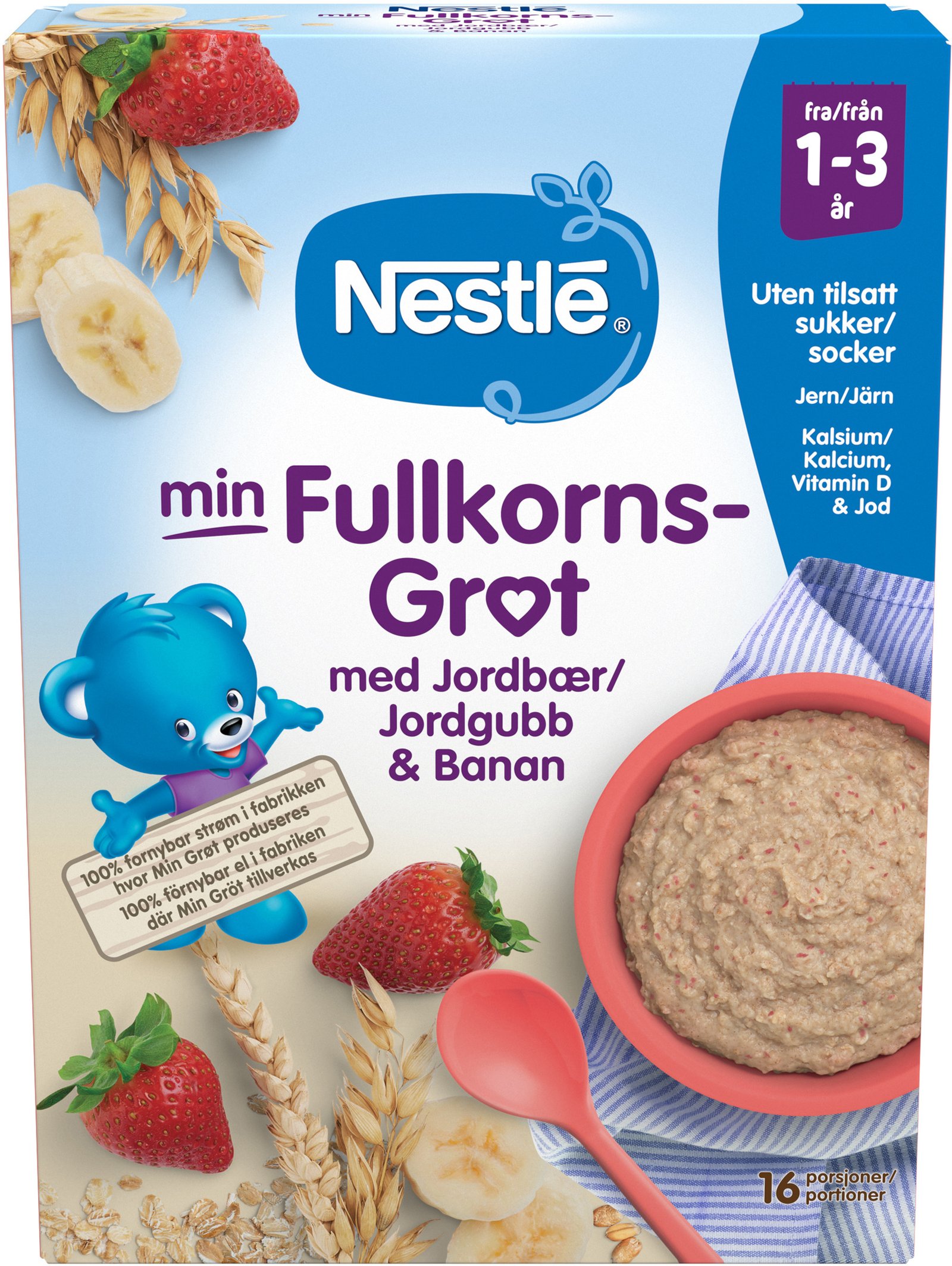Nestlé Min Fullkornsgröt 1-3 år  450g