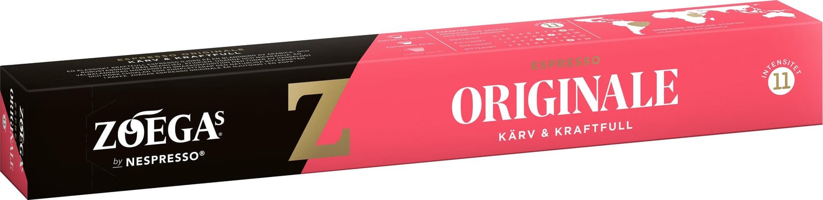 Zoégas by Nespresso Espresso Originale 10 st