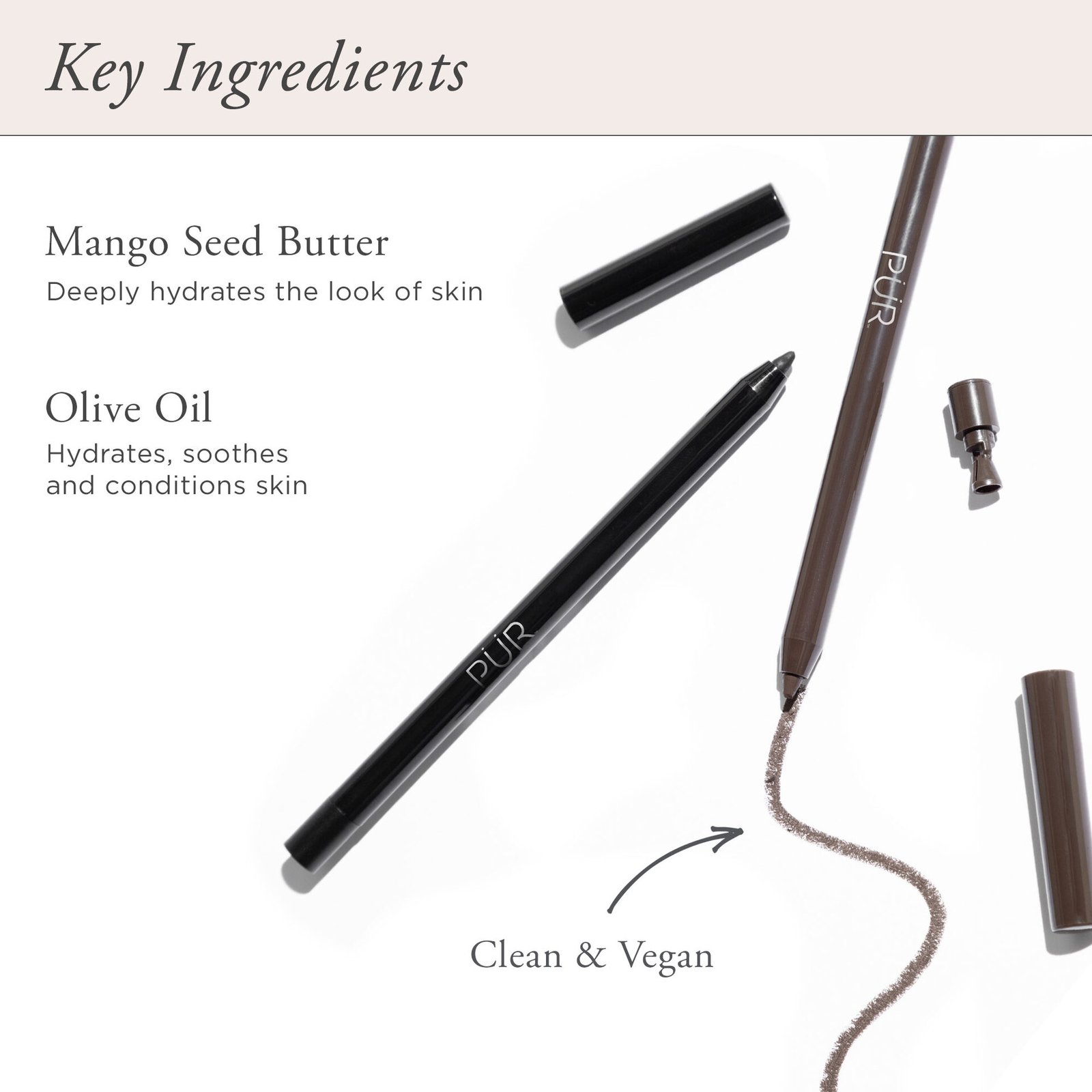PÜR On Point Eyeliner Pencil Brown 0,4 g